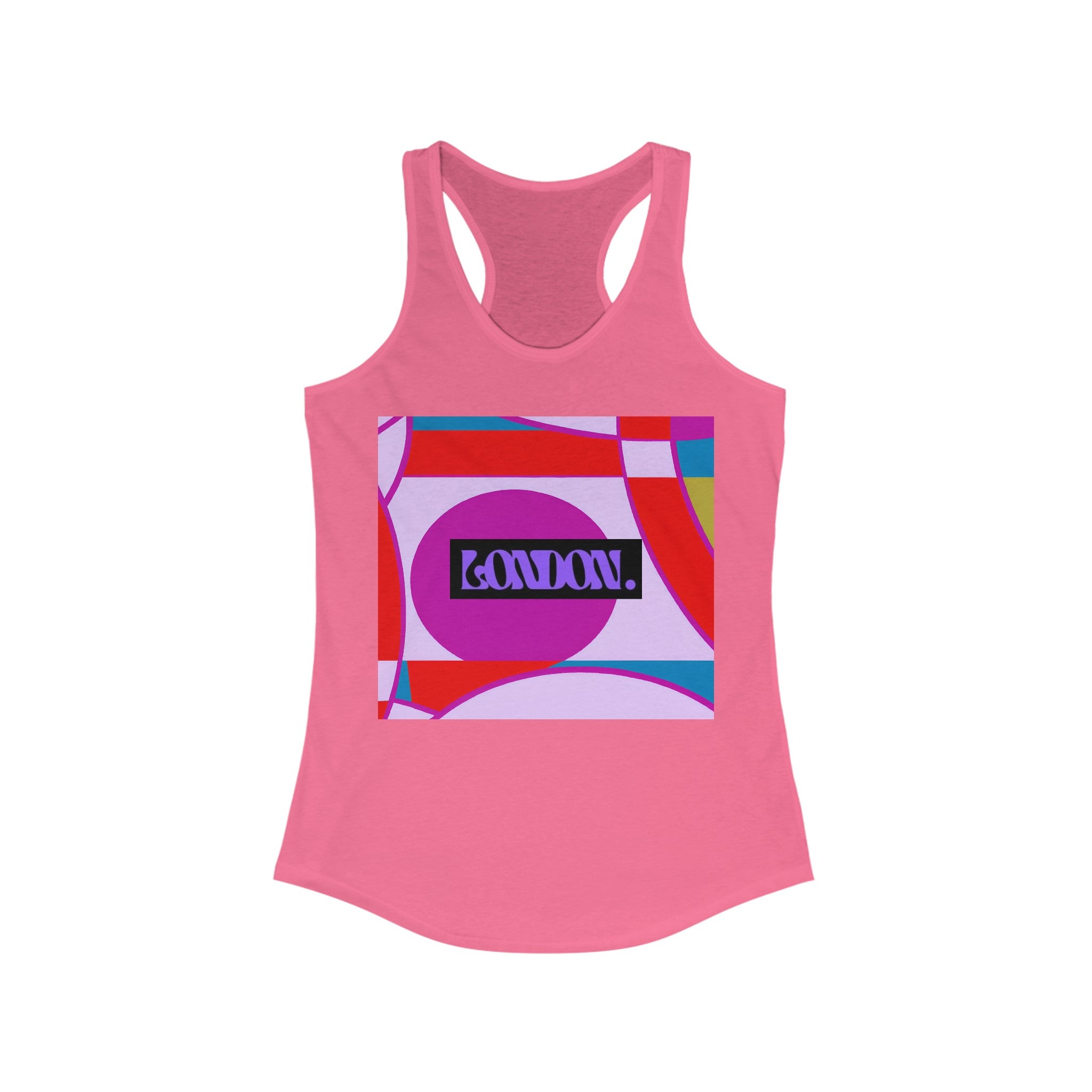 "Rainbow Rhapsody: Groovy Infusions" - Racerback Tank Top