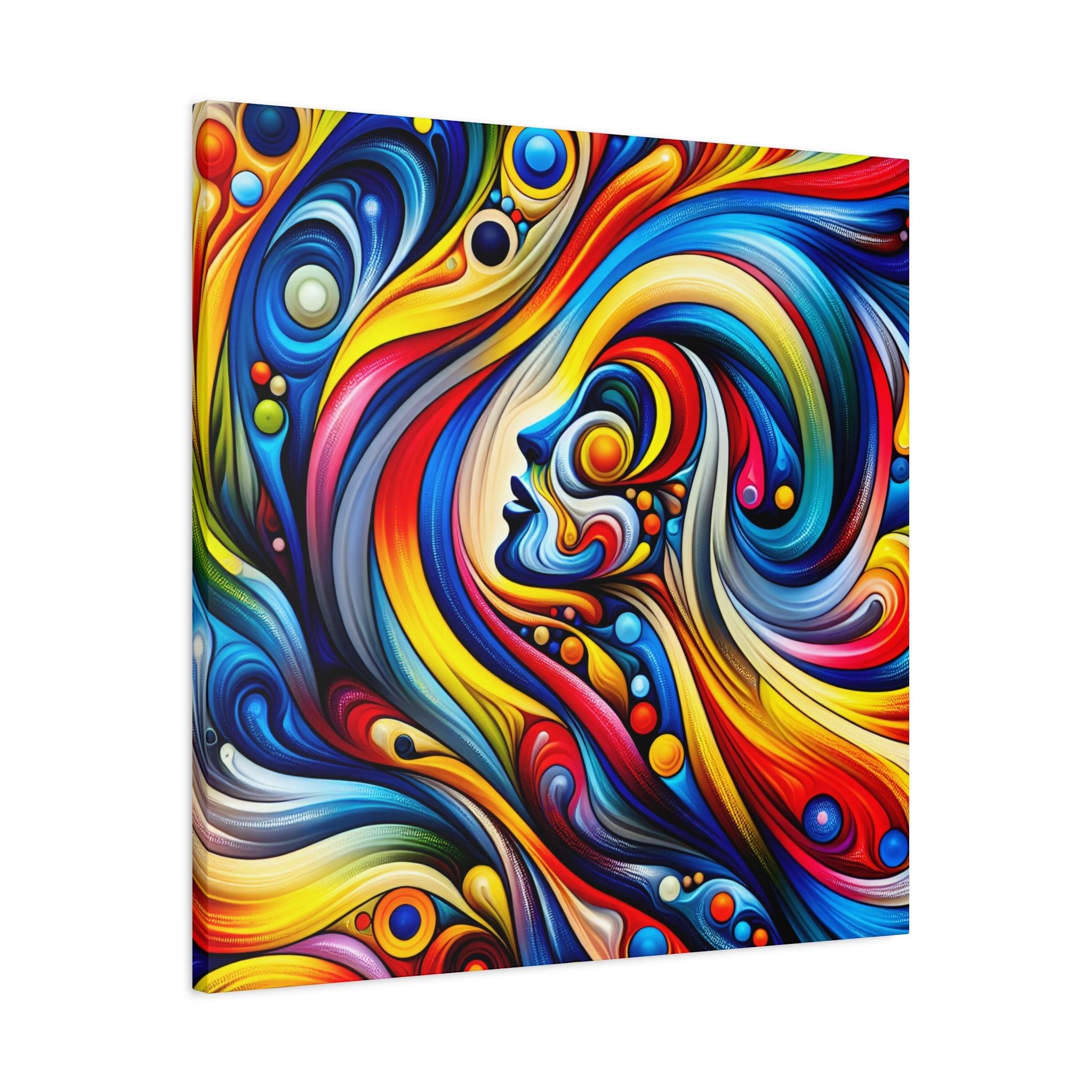 Vibrant Psychedelic Dreamscape Canvas Art - Canvas