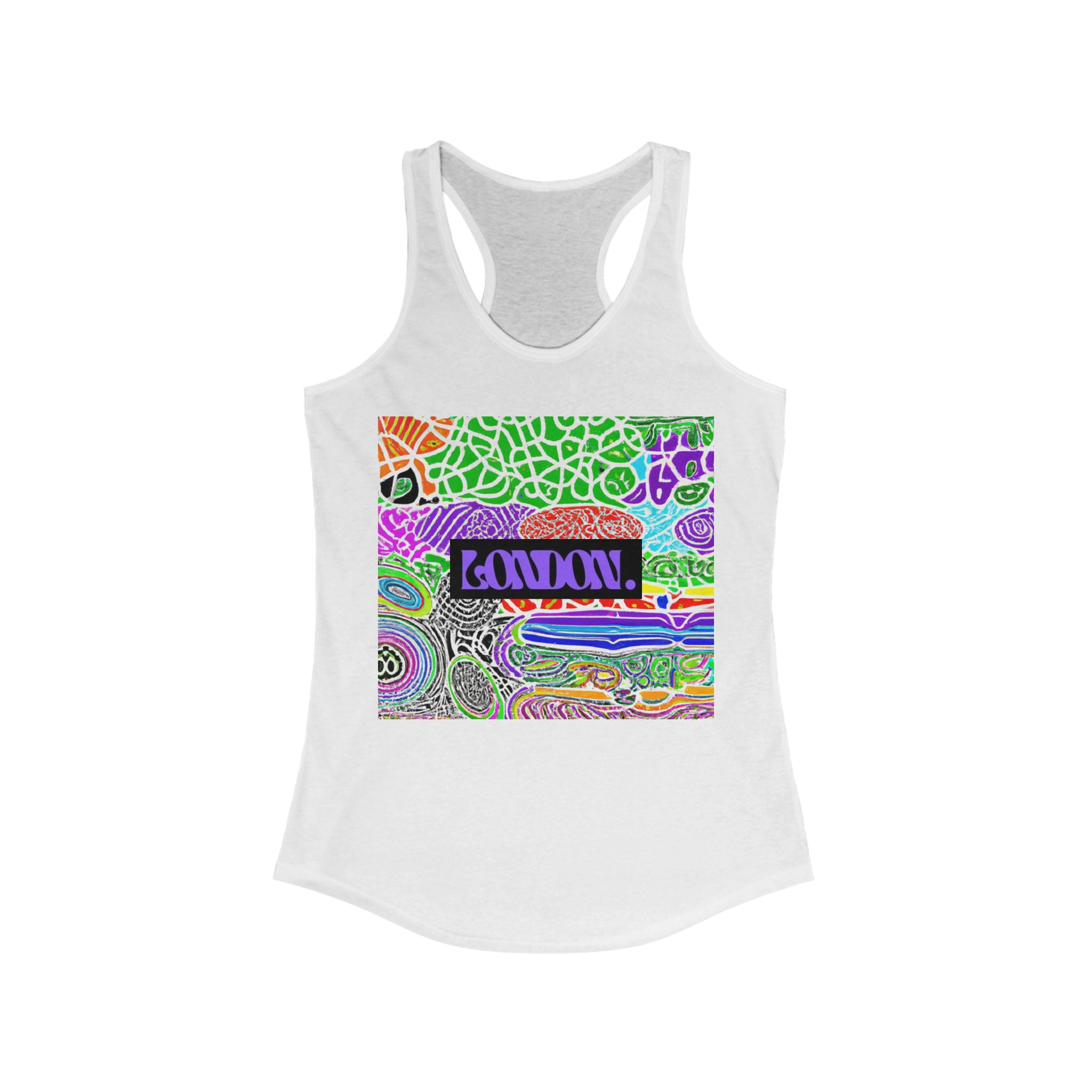 "Groovy Daze" - Racerback Tank Top