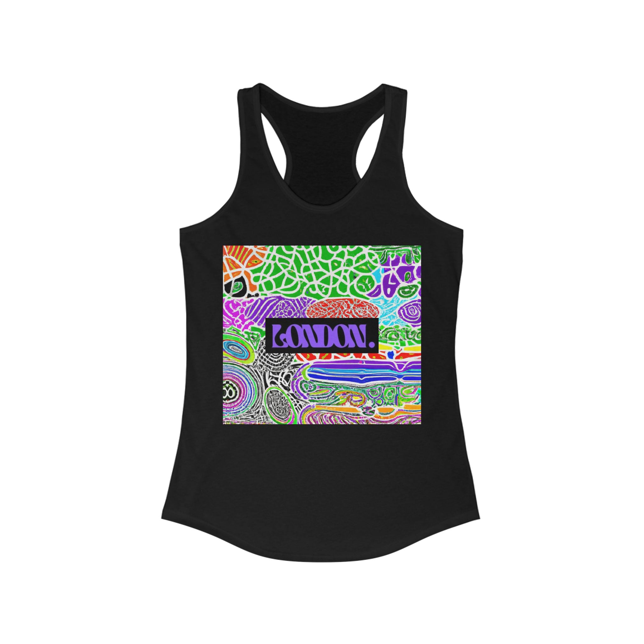 "Groovy Daze" - Racerback Tank Top