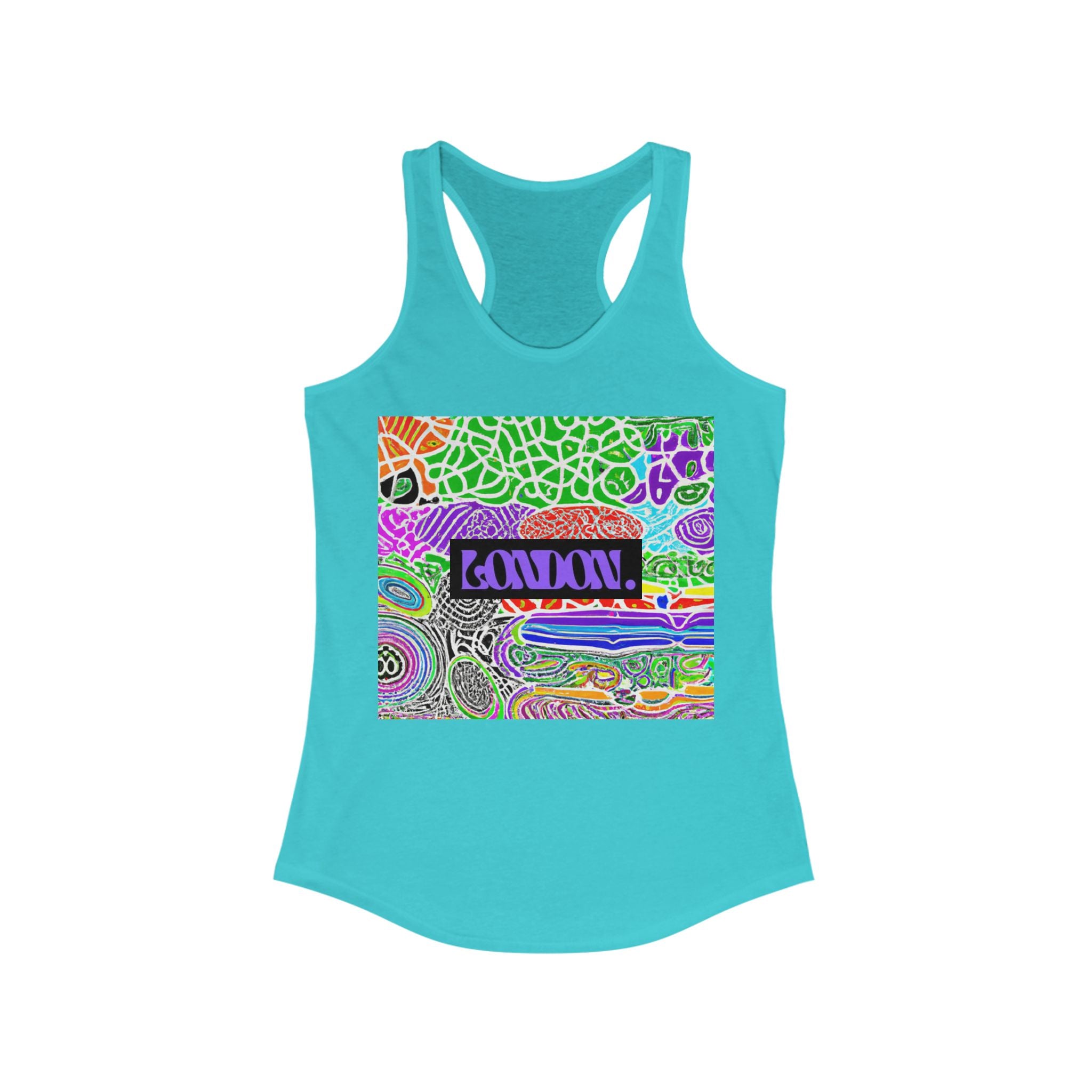 "Groovy Daze" - Racerback Tank Top