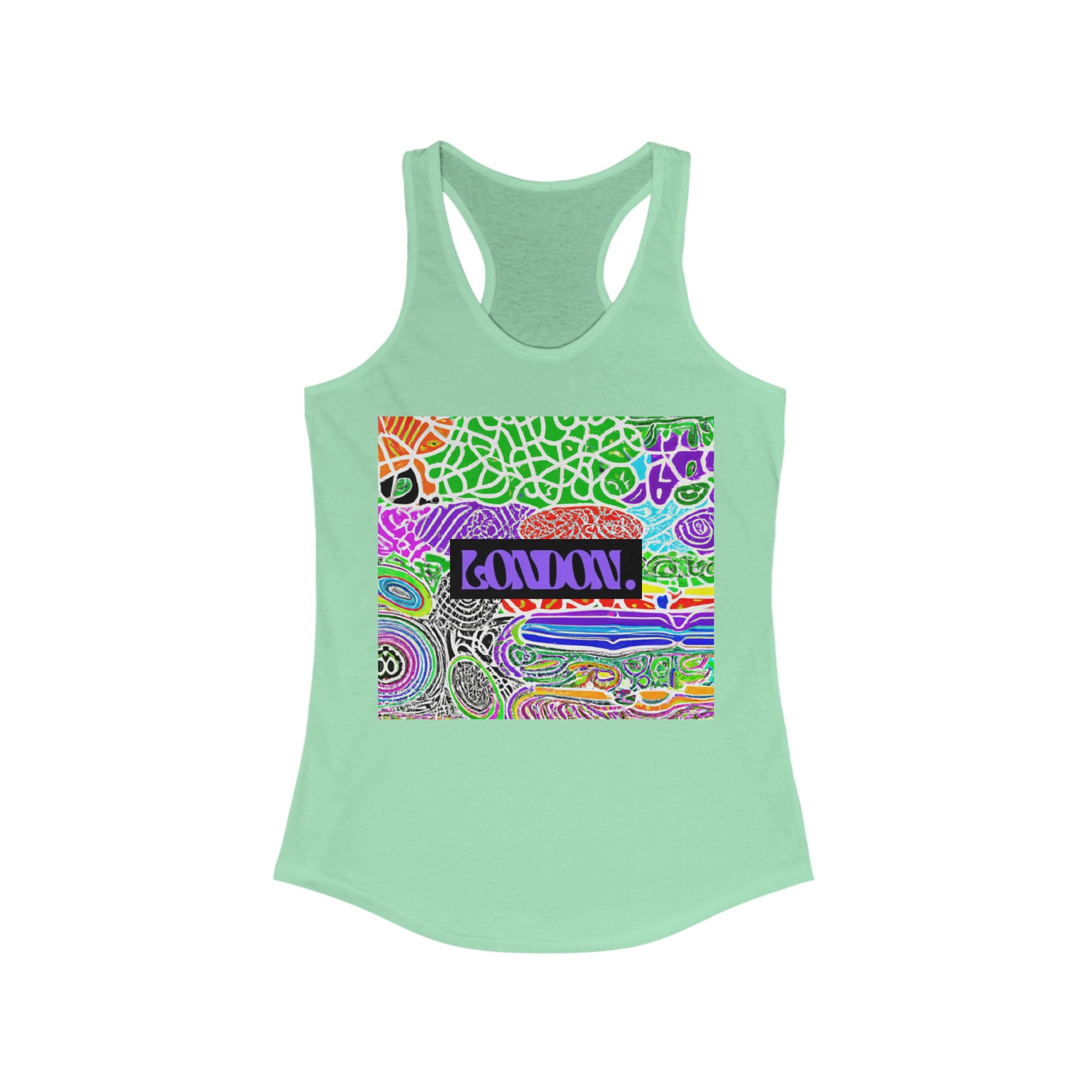"Groovy Daze" - Racerback Tank Top