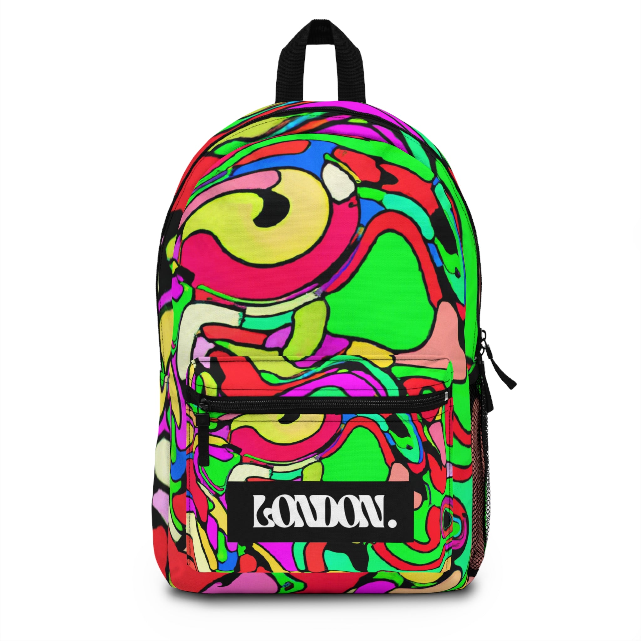 "Groovy Kaleidoscope Bazaar" - Backpack