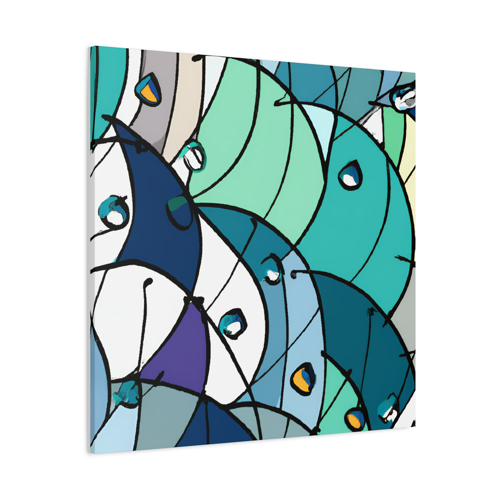 Abstract Geometric Melody Canvas Art Print - Canvas