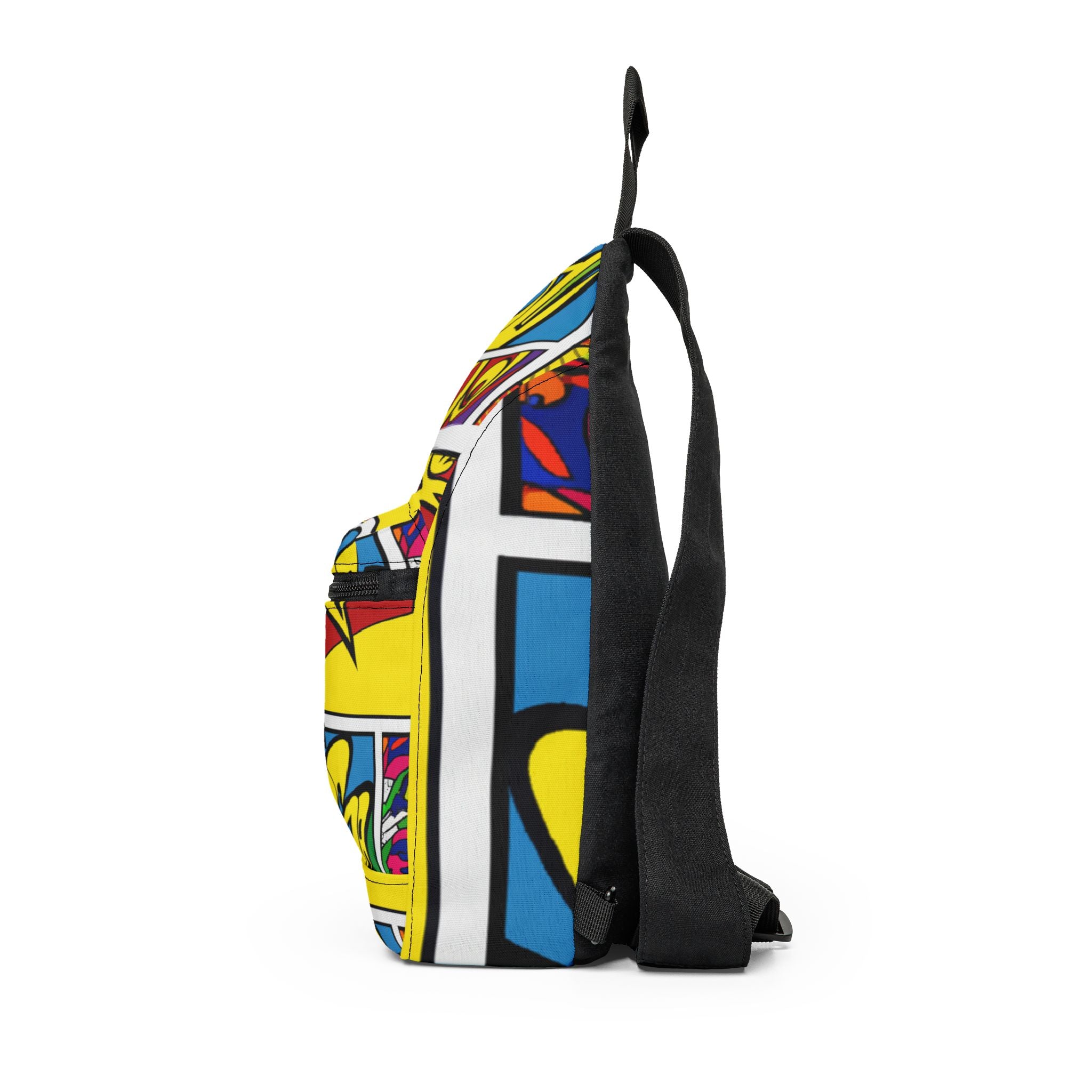 "Groovy Marigold's Starburst Emporium" - Sling Bag