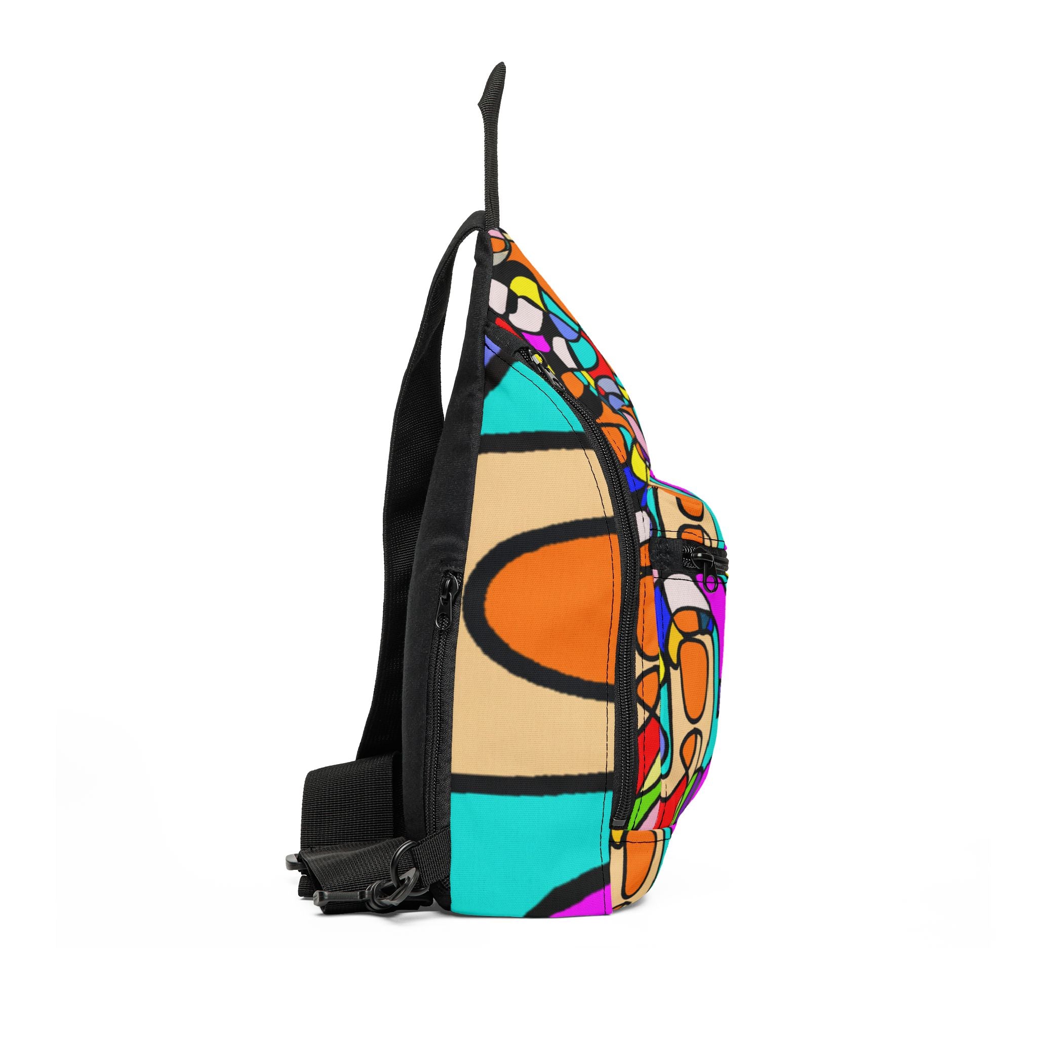 "Groovy Marigold Revival" - Sling Bag