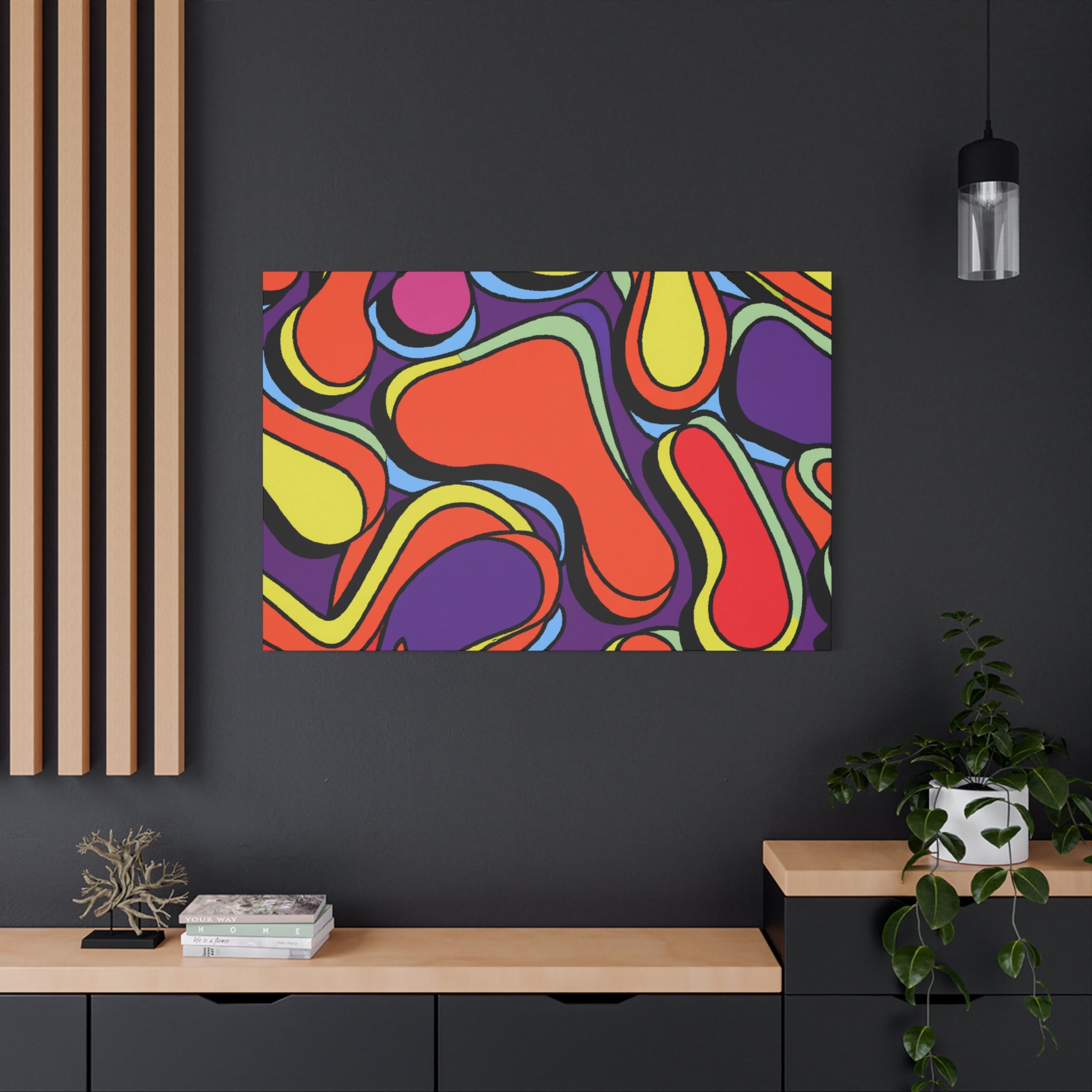 Groovy Kaleidoscope - Canvas