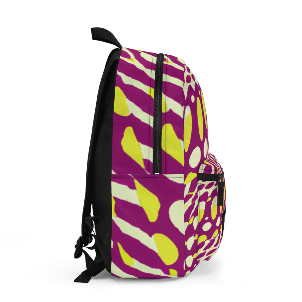 "Groovy Delight Pop Art Emporium" - Backpack