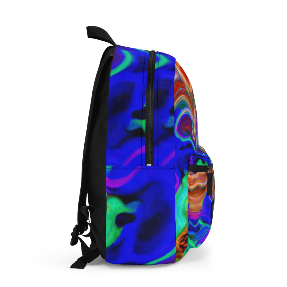 "Groovy Visions by Jasper Moonbeam" - Backpack