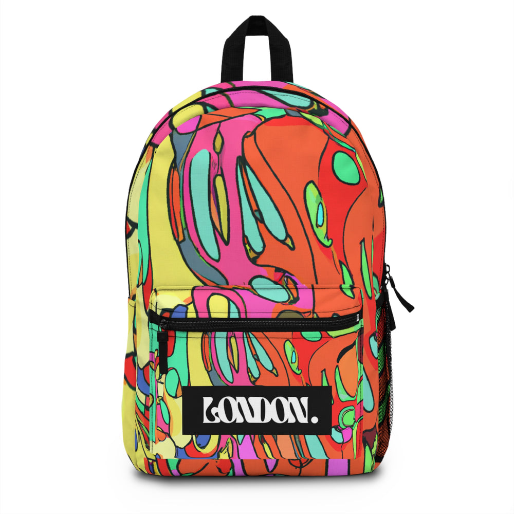 "Groovy Gidget's Kaleidoscope Realm" - Backpack