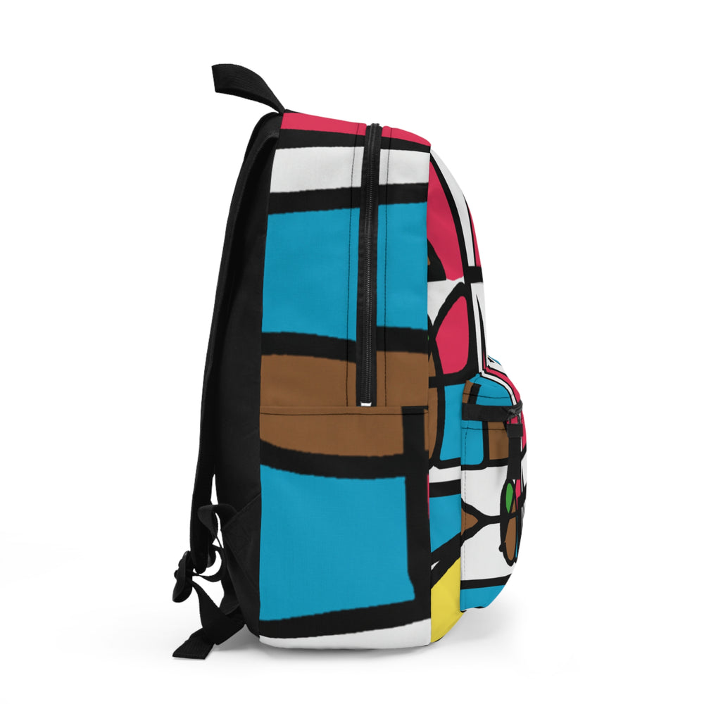 "Tangerine Groove Vortex" - Backpack