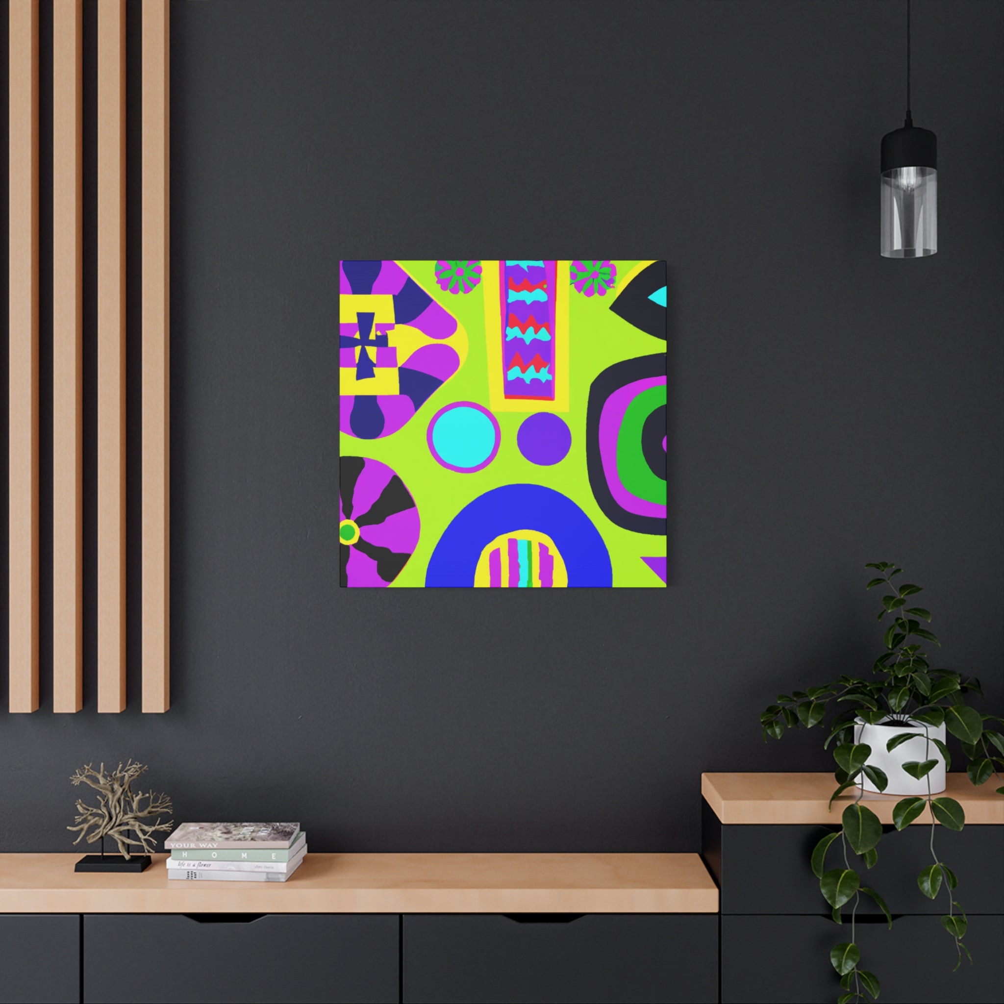 Groovy Nebula - Canvas