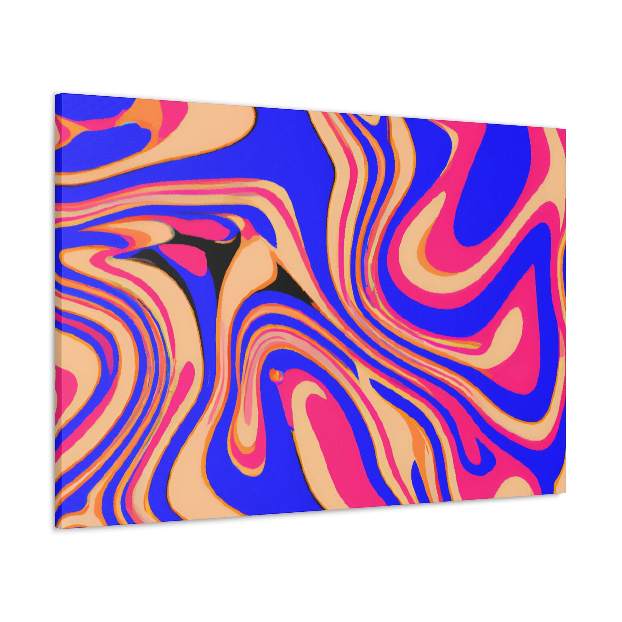 Psychedelic Swirls Abstract Art Canvas - Canvas