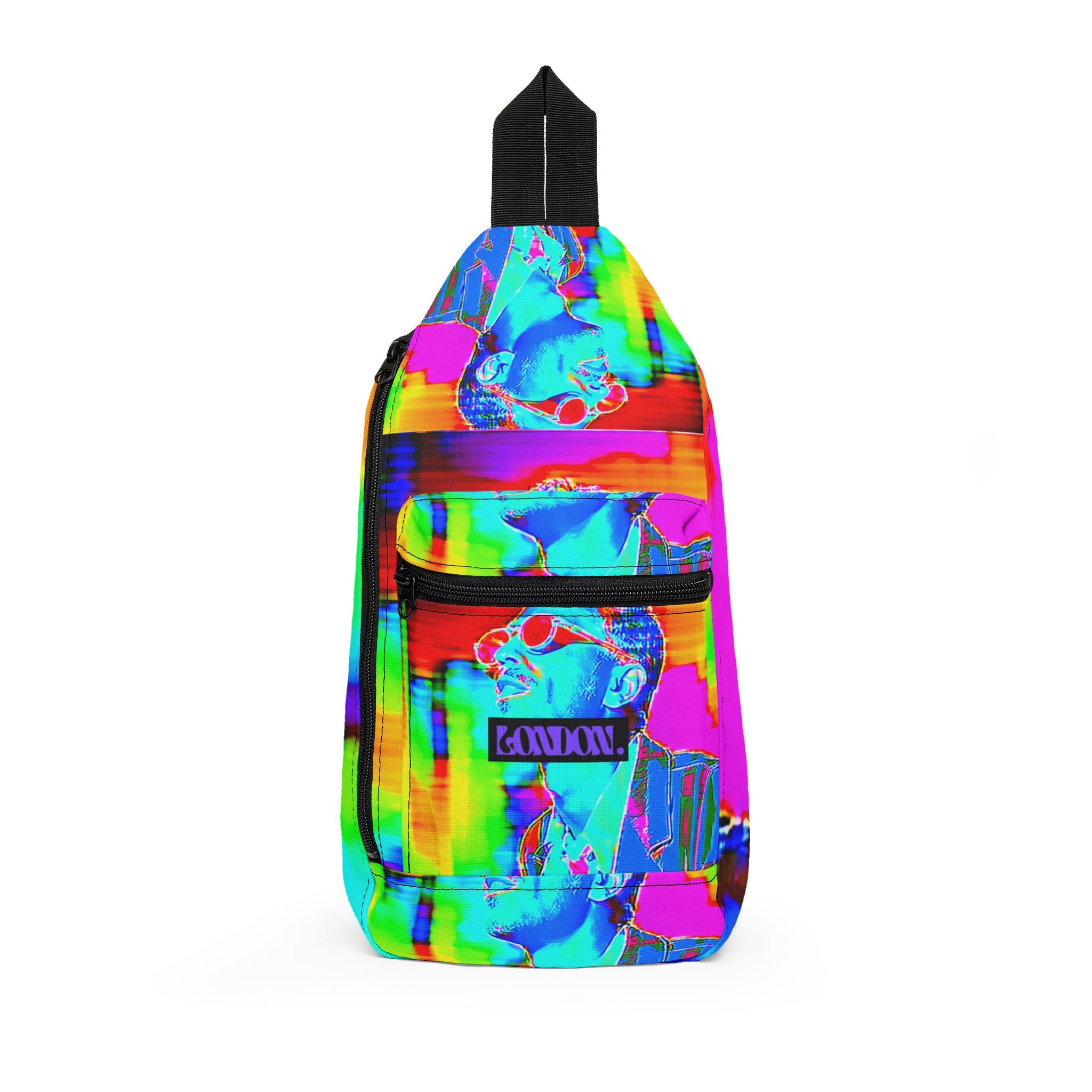 "Opal Sunrise: A Groovy Odyssey" - Sling Bag
