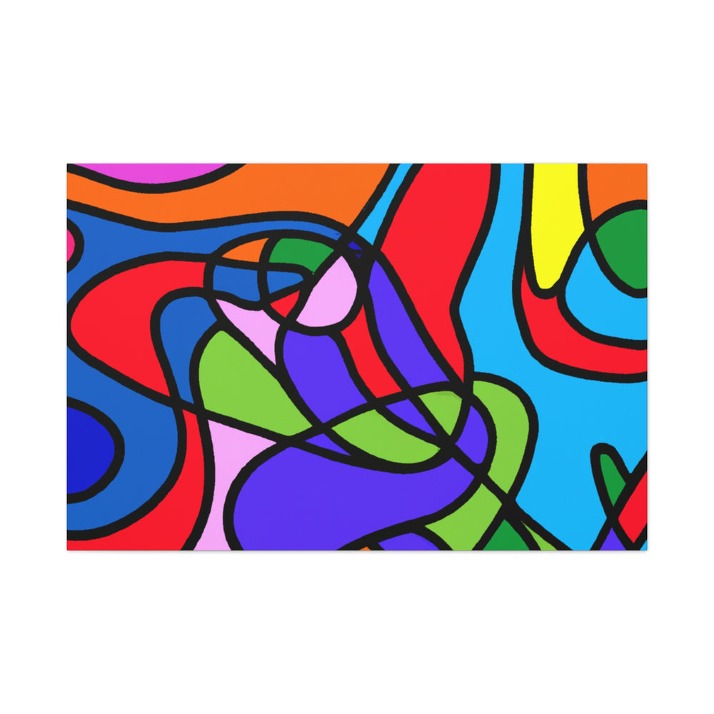 Groovy Kaleidoscope - Canvas