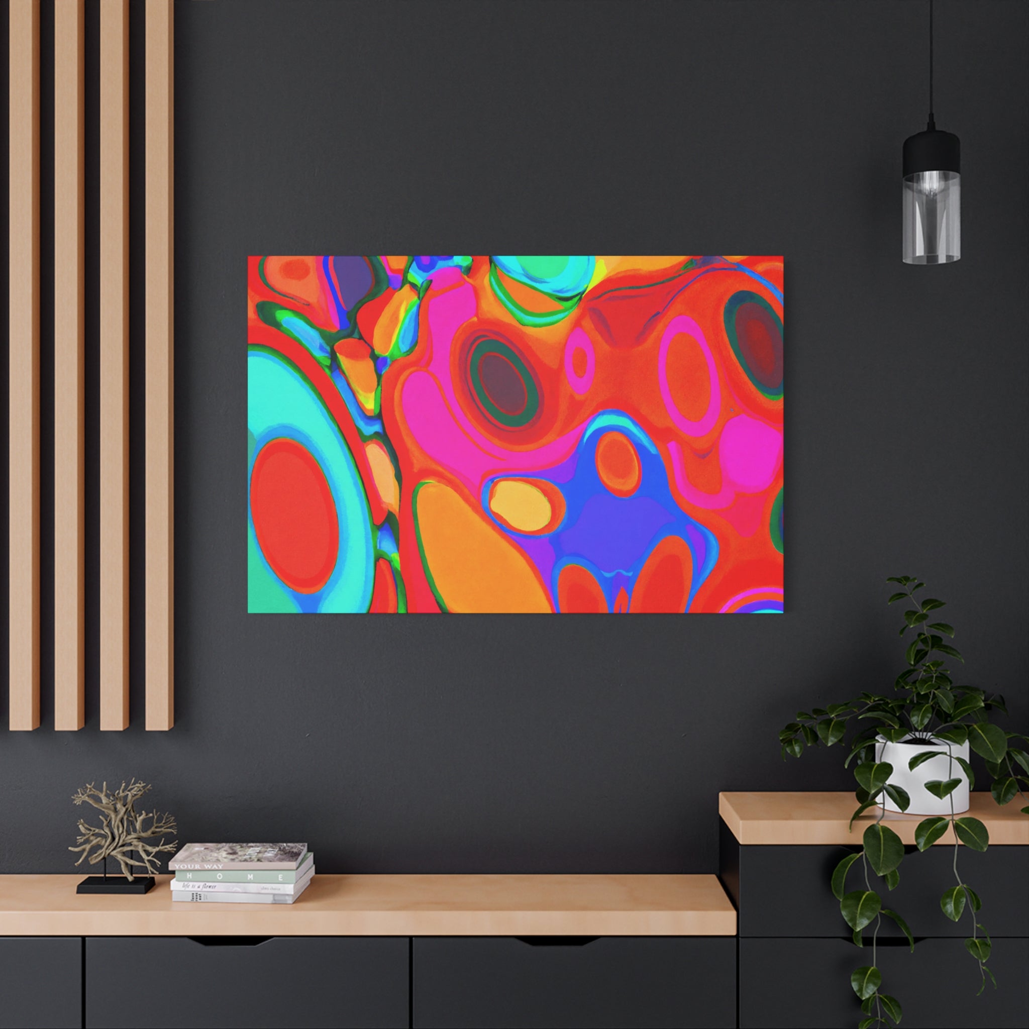 Groovy Kaleidoscope - Canvas