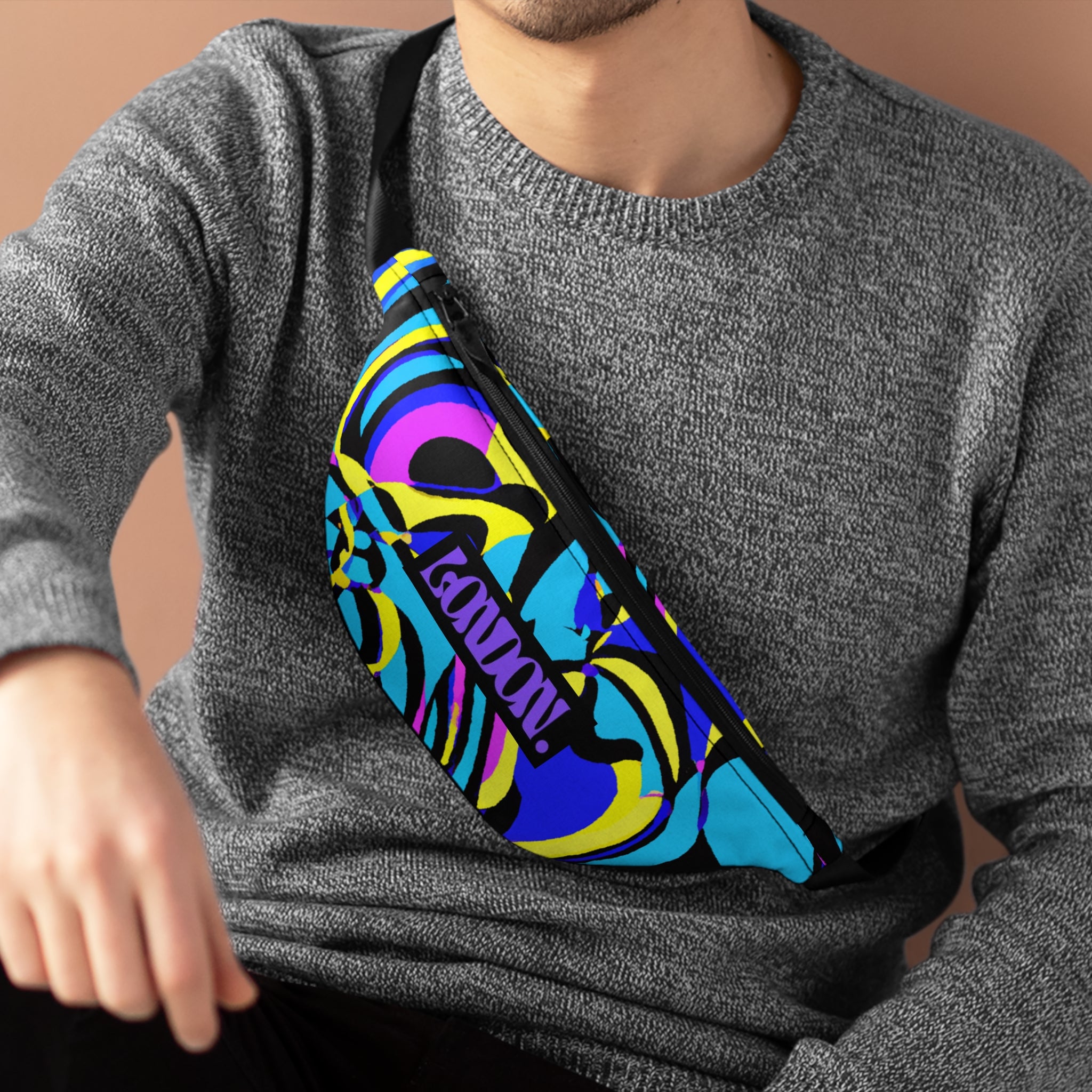 "Groovy Galaxies by Orion O'Dare" - Fanny Pack