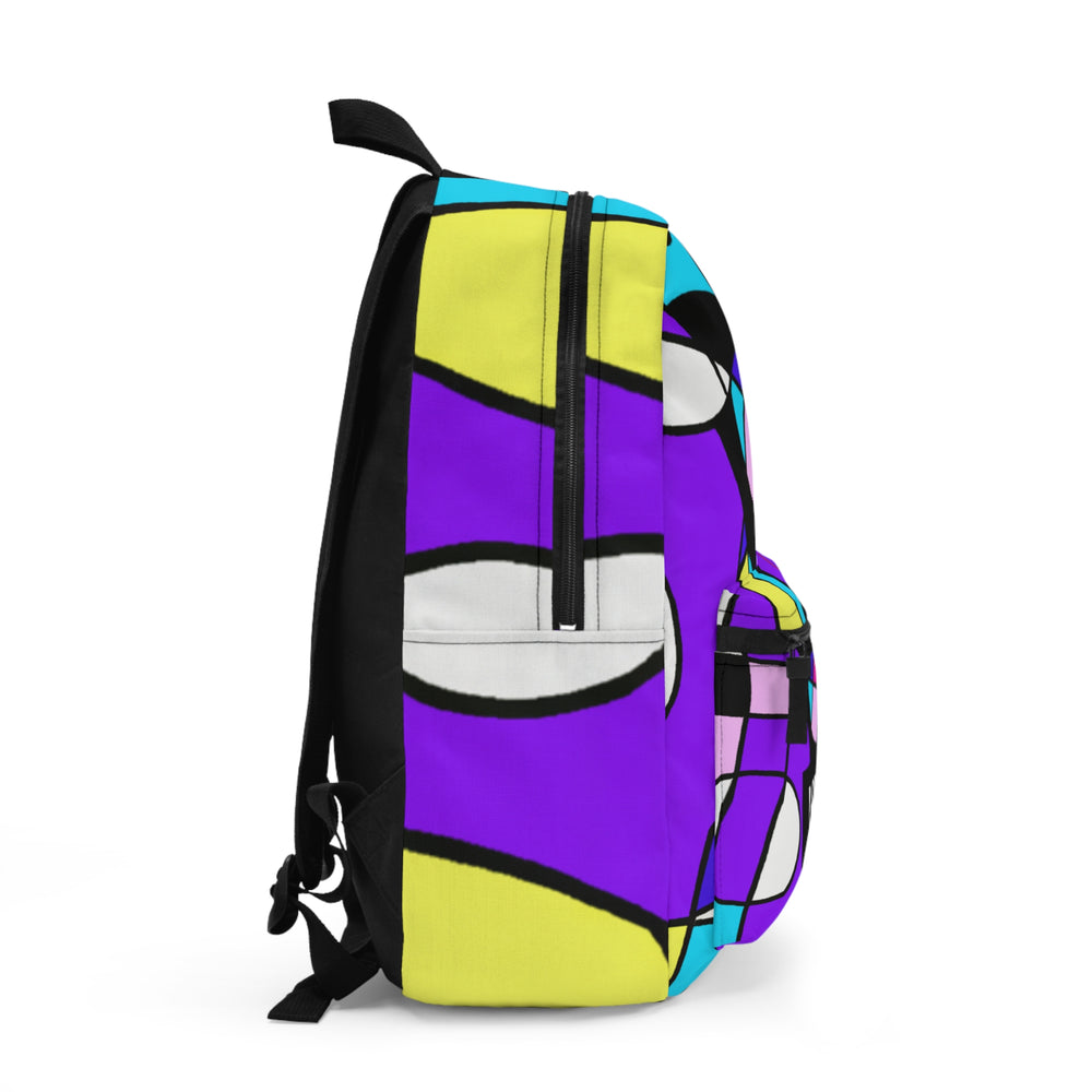 "Groovy Canvas Carousel" - Backpack