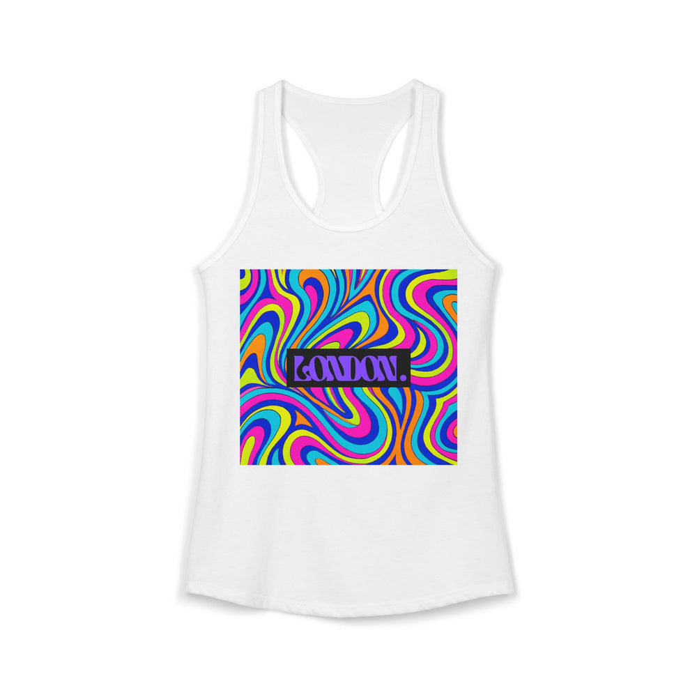 "Jasper Kaledioscope" - Racerback Tank Top