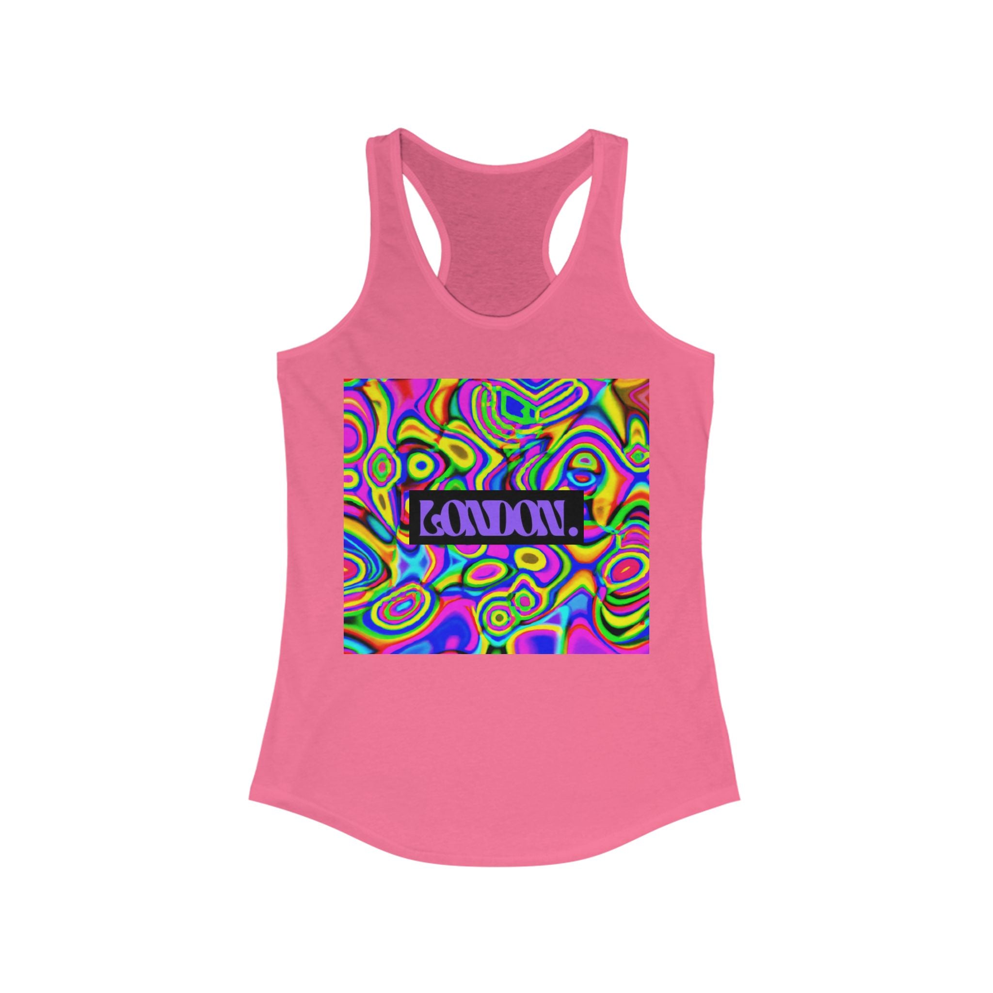 "Hippie Hues by Luna Lovebeam" - Racerback Tank Top