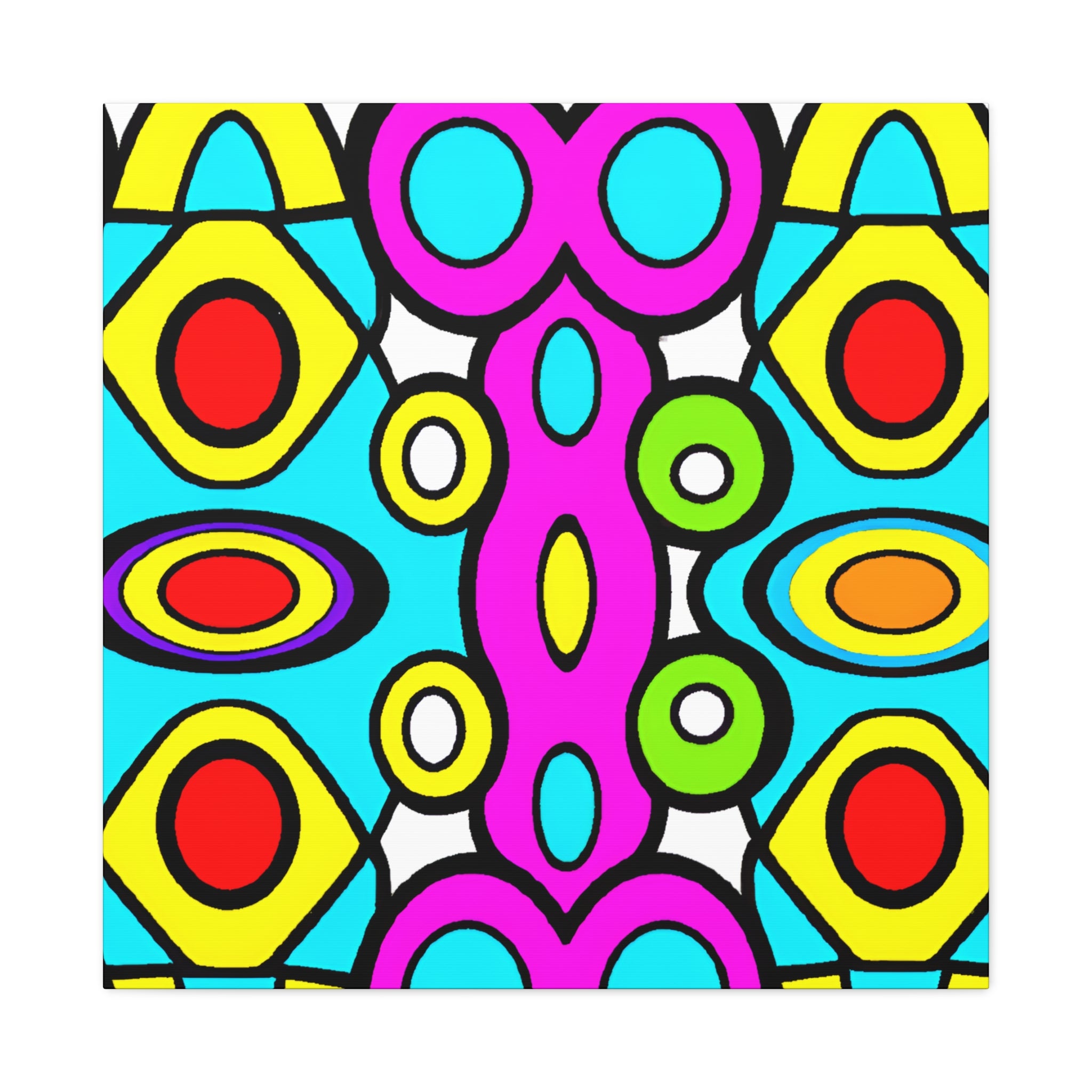 Groovy Kaleidoscope - Canvas