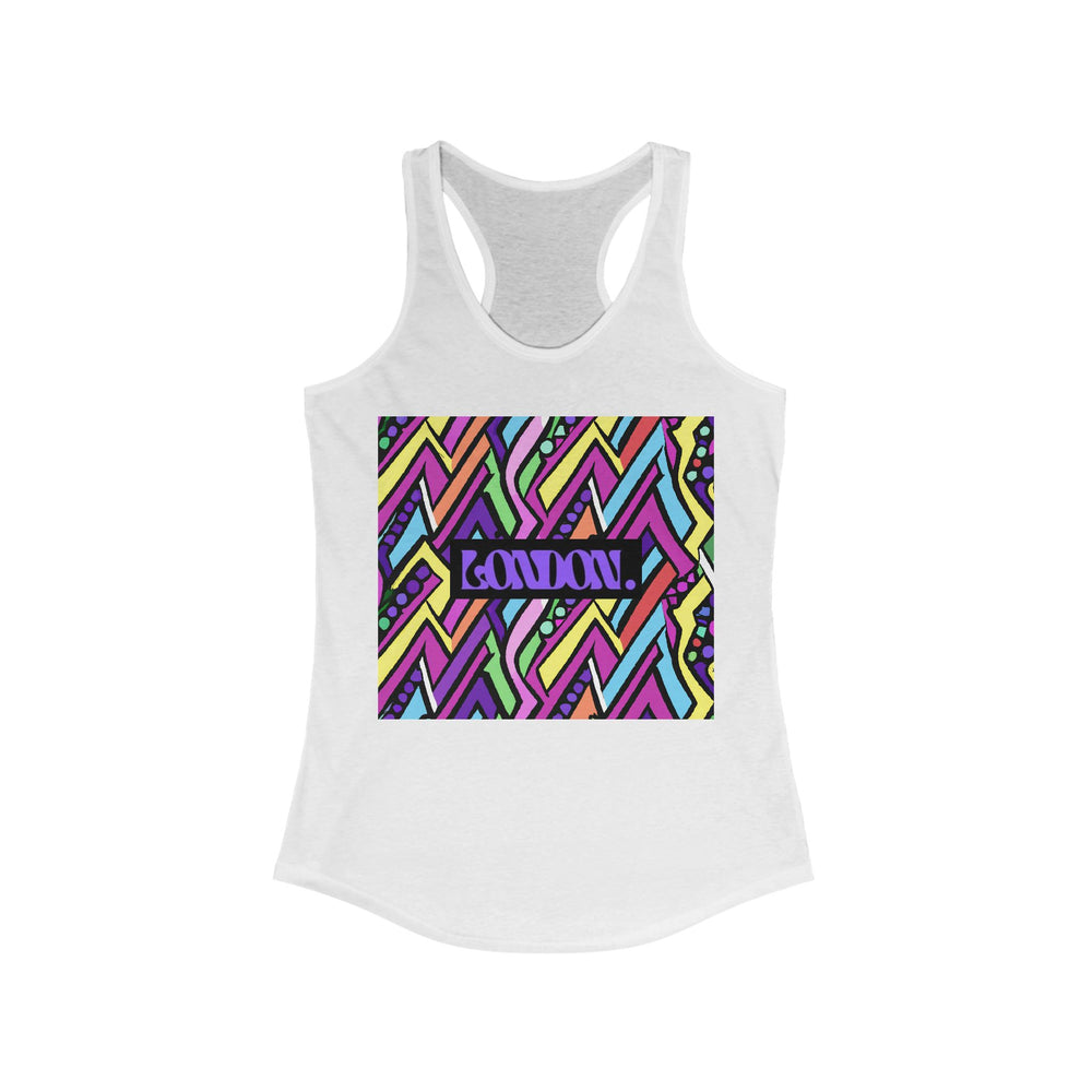 "Kaleidoscope Carousel" - Racerback Tank Top