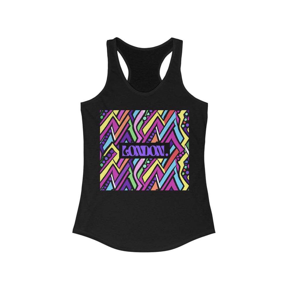 "Kaleidoscope Carousel" - Racerback Tank Top