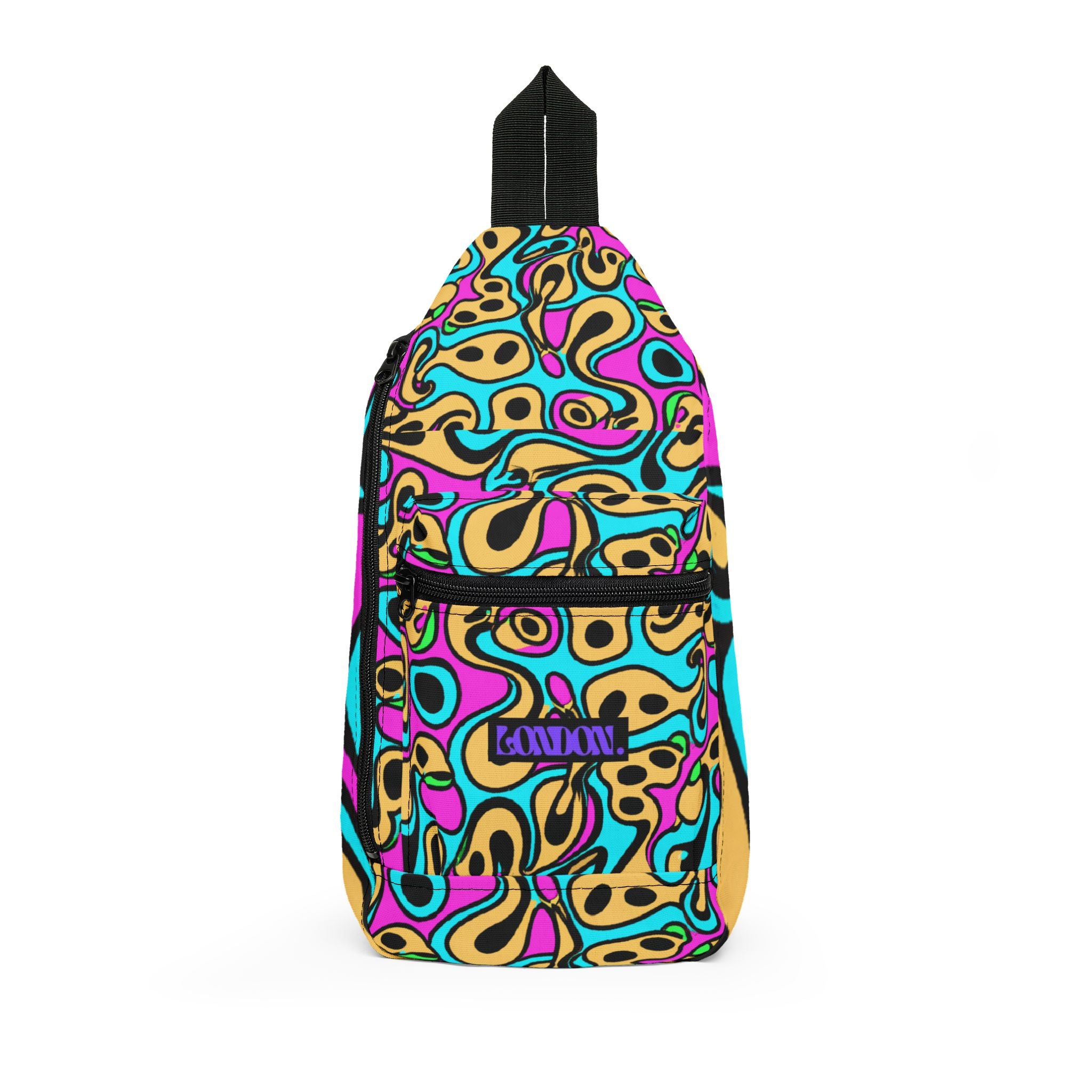 "Groovy Cosmic Threads" - Sling Bag