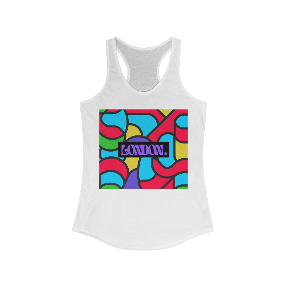 "Velvet Spectrum Groove" - Racerback Tank Top