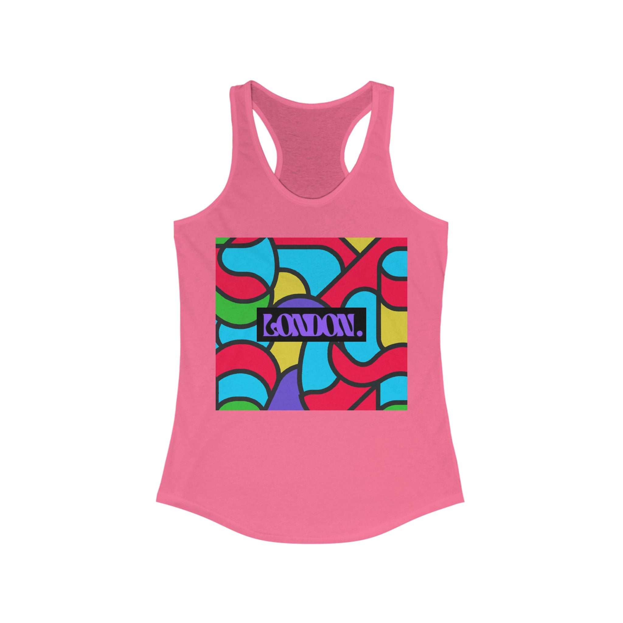 "Velvet Spectrum Groove" - Racerback Tank Top