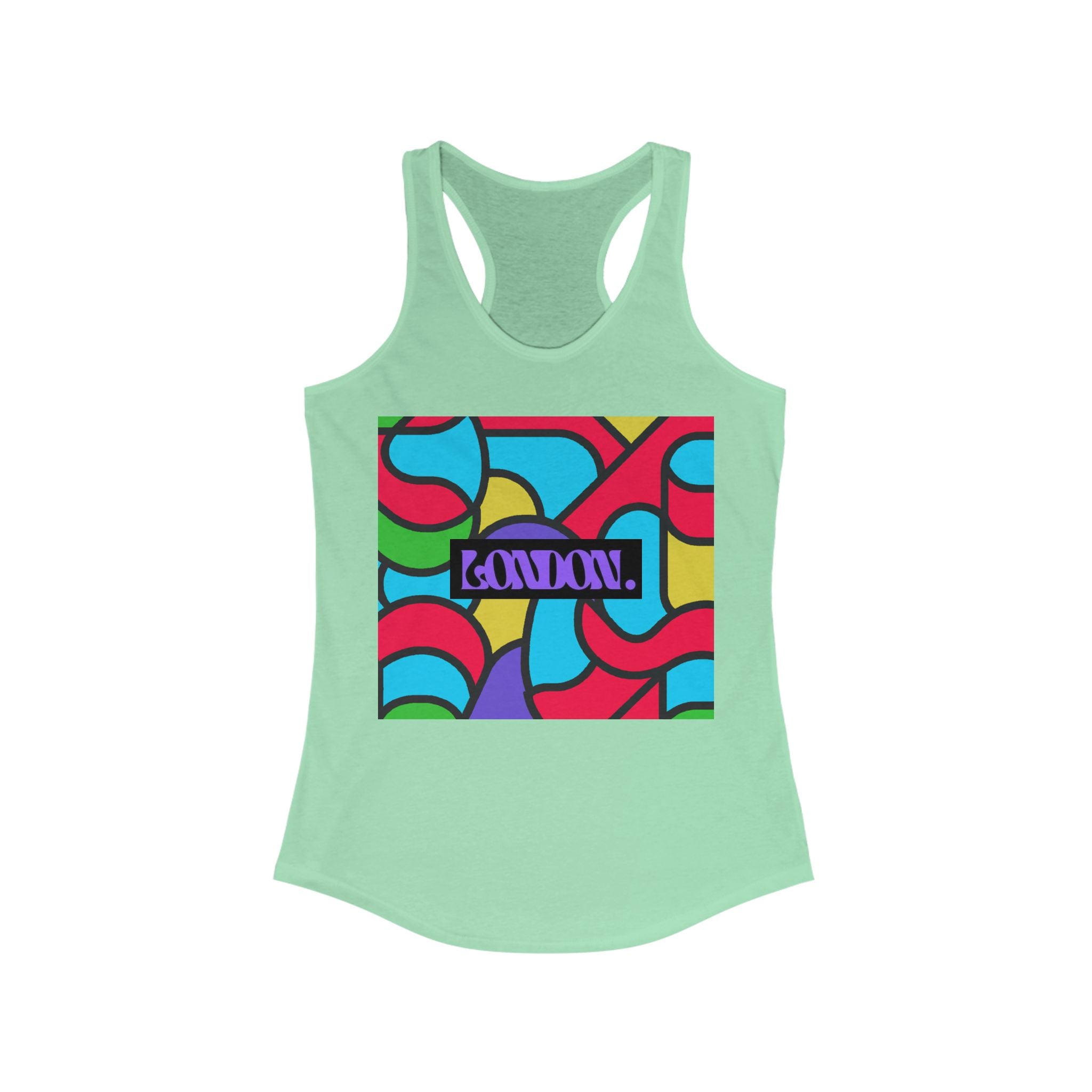 "Velvet Spectrum Groove" - Racerback Tank Top