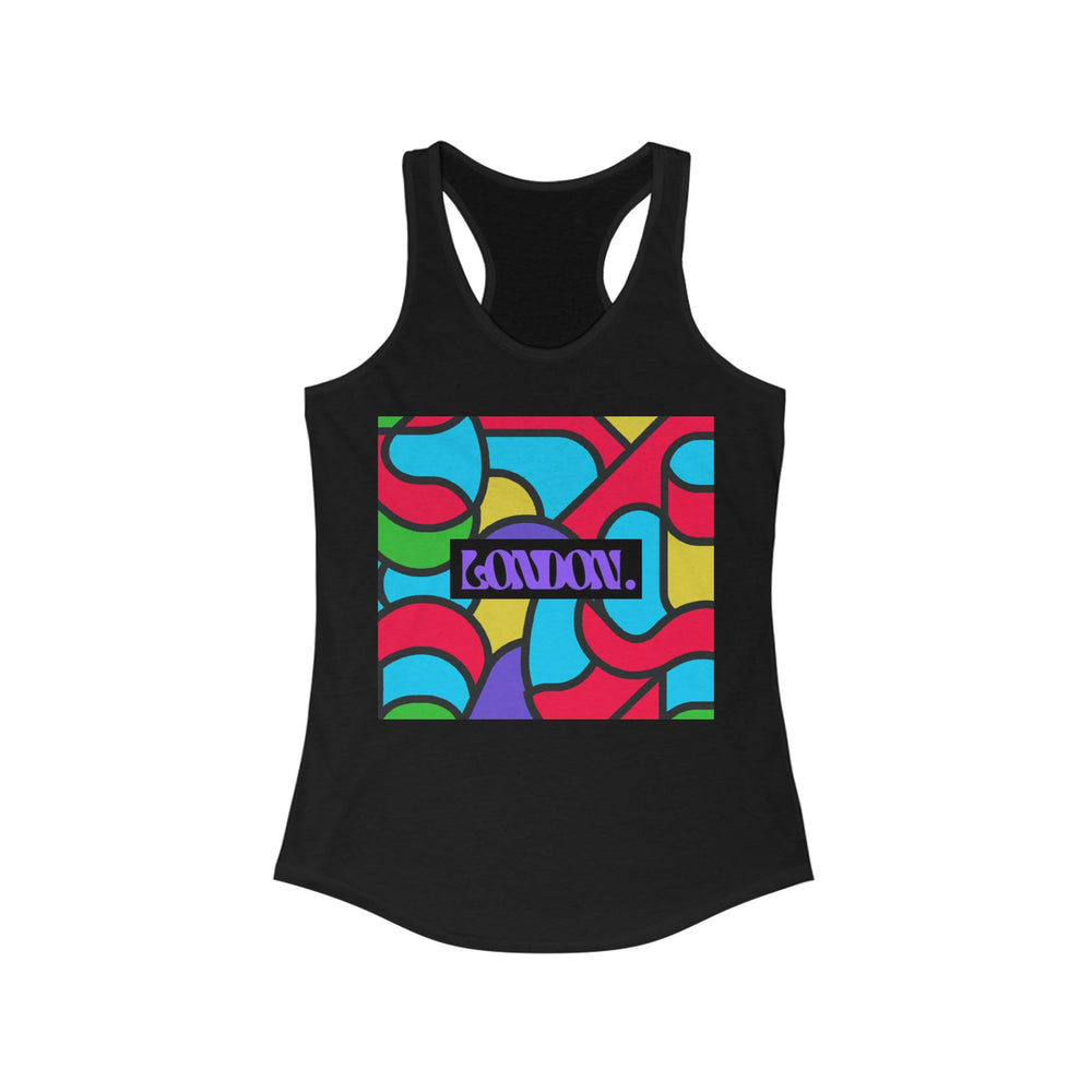 "Velvet Spectrum Groove" - Racerback Tank Top