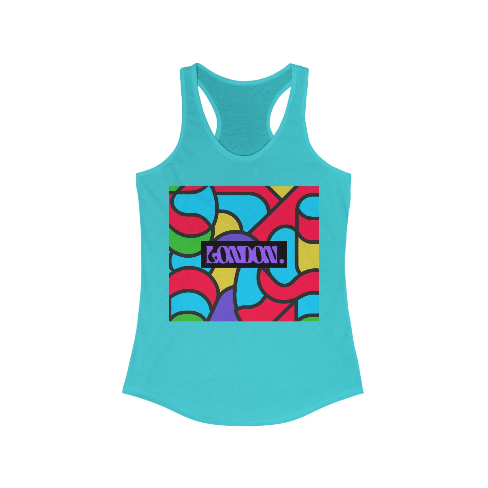 "Velvet Spectrum Groove" - Racerback Tank Top