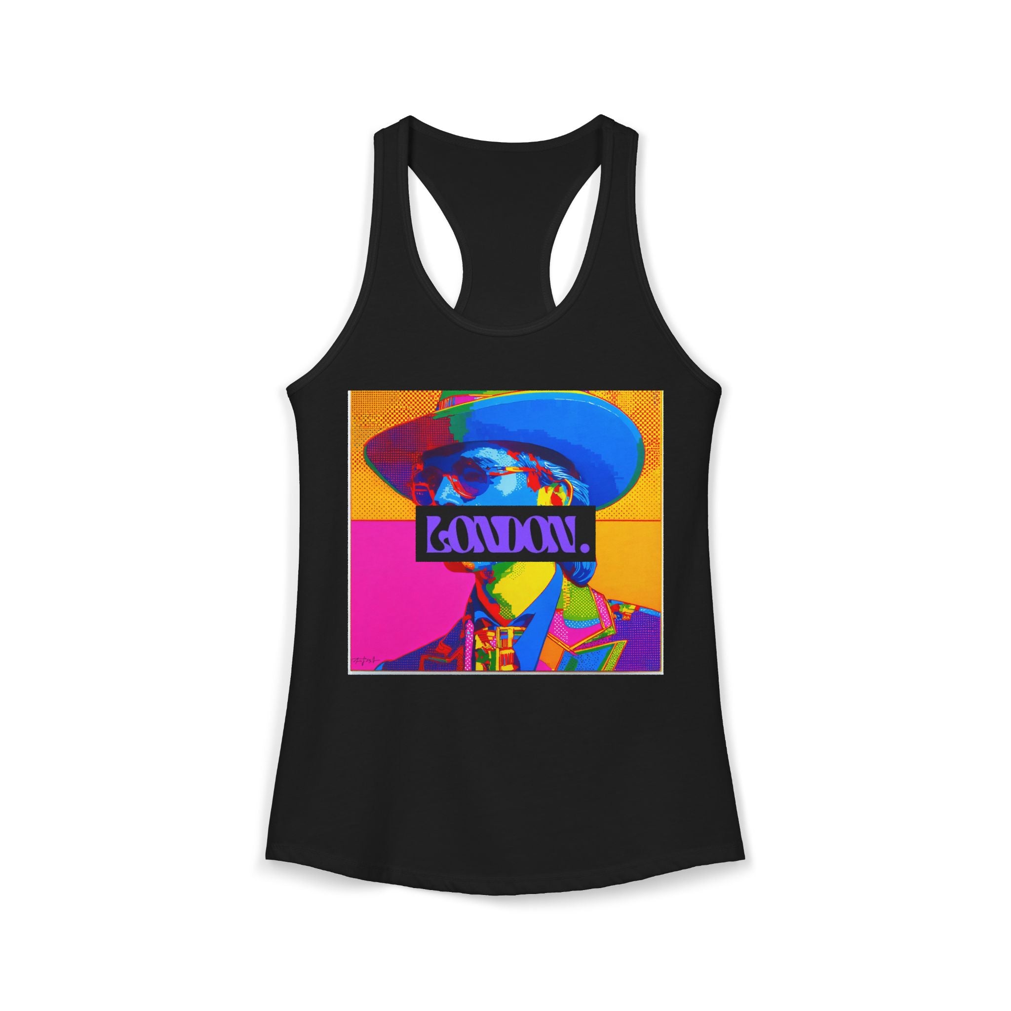 "Kaleidoscope Carousel" - Racerback Tank Top