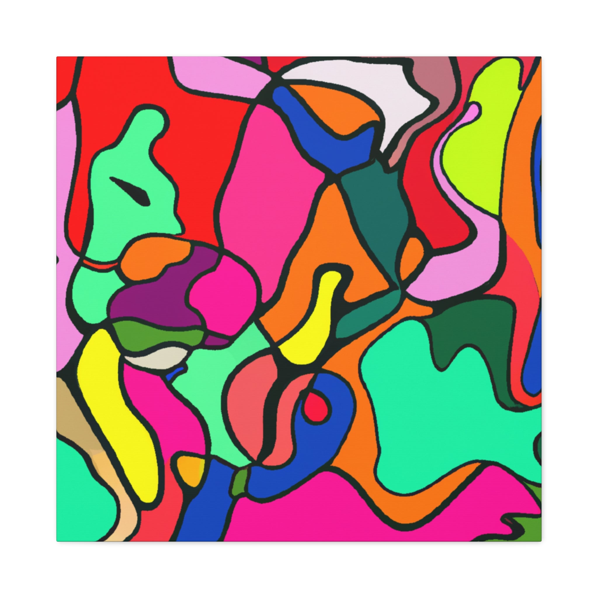 Groovy Kaleidoscope - Canvas