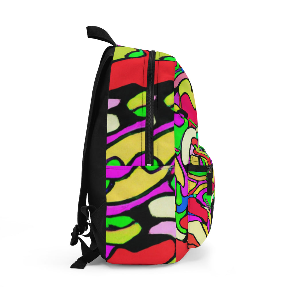 "Groovy Kaleidoscope Bazaar" - Backpack