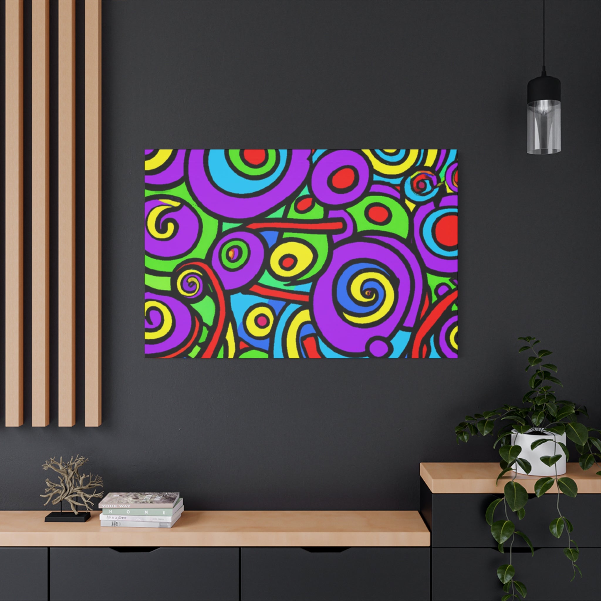 Color Groove. - Canvas