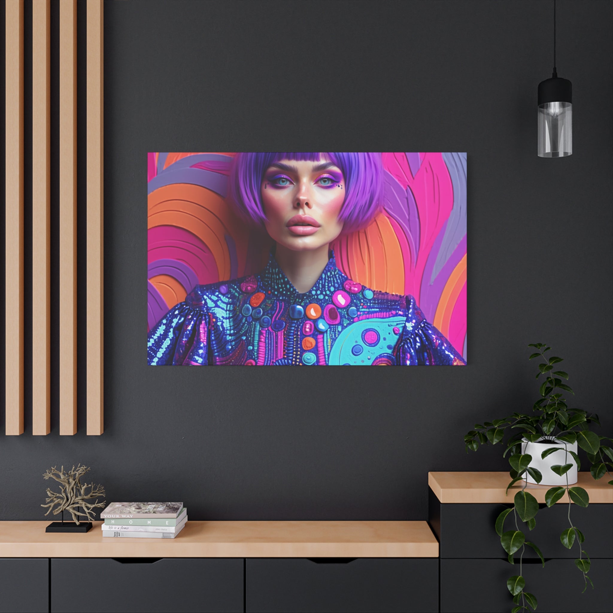 Groovy Vortex - Canvas