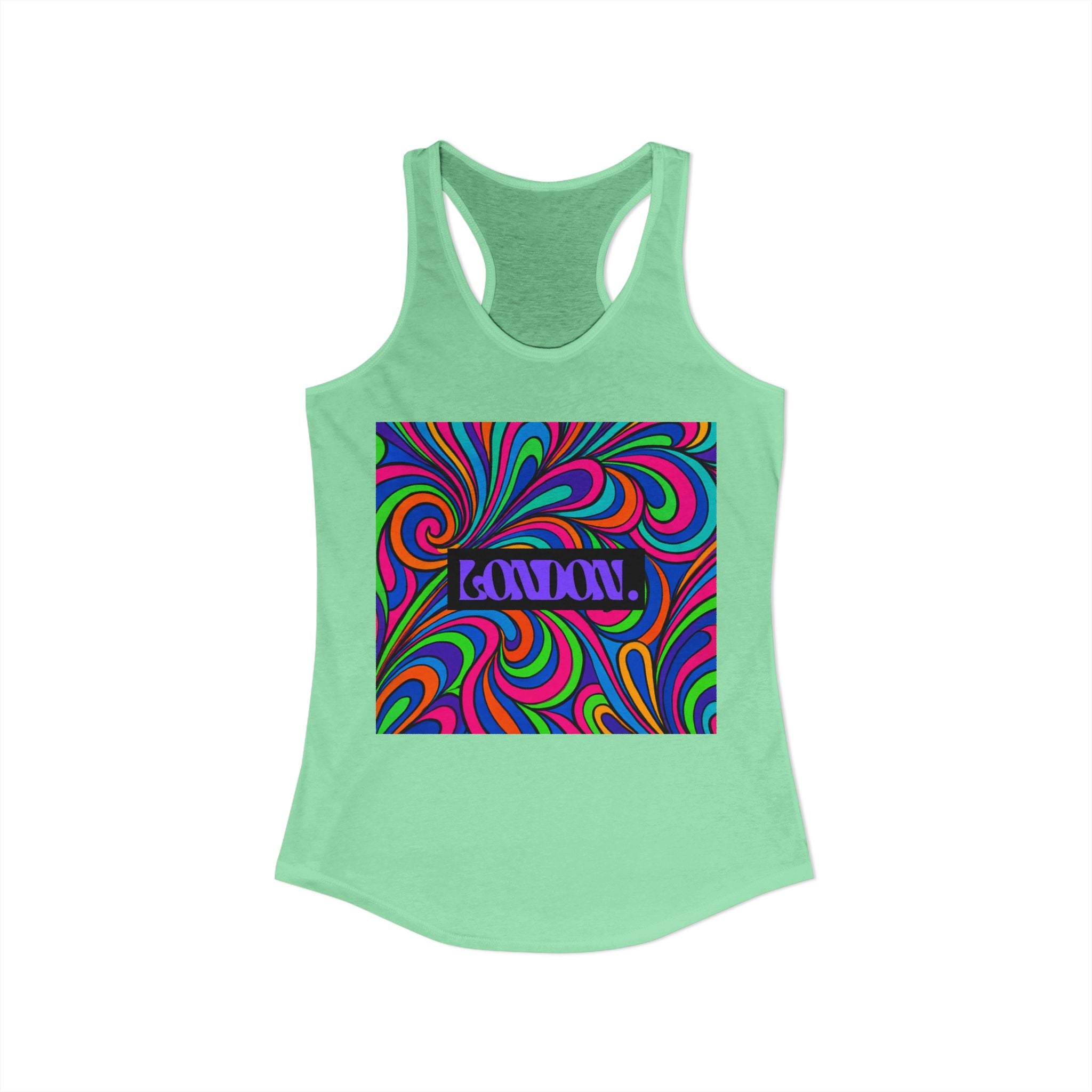"Groovy Garnet Galaxy" - Racerback Tank Top
