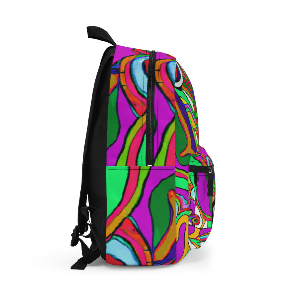 "Groovy Prism Pop Boutique" - Backpack