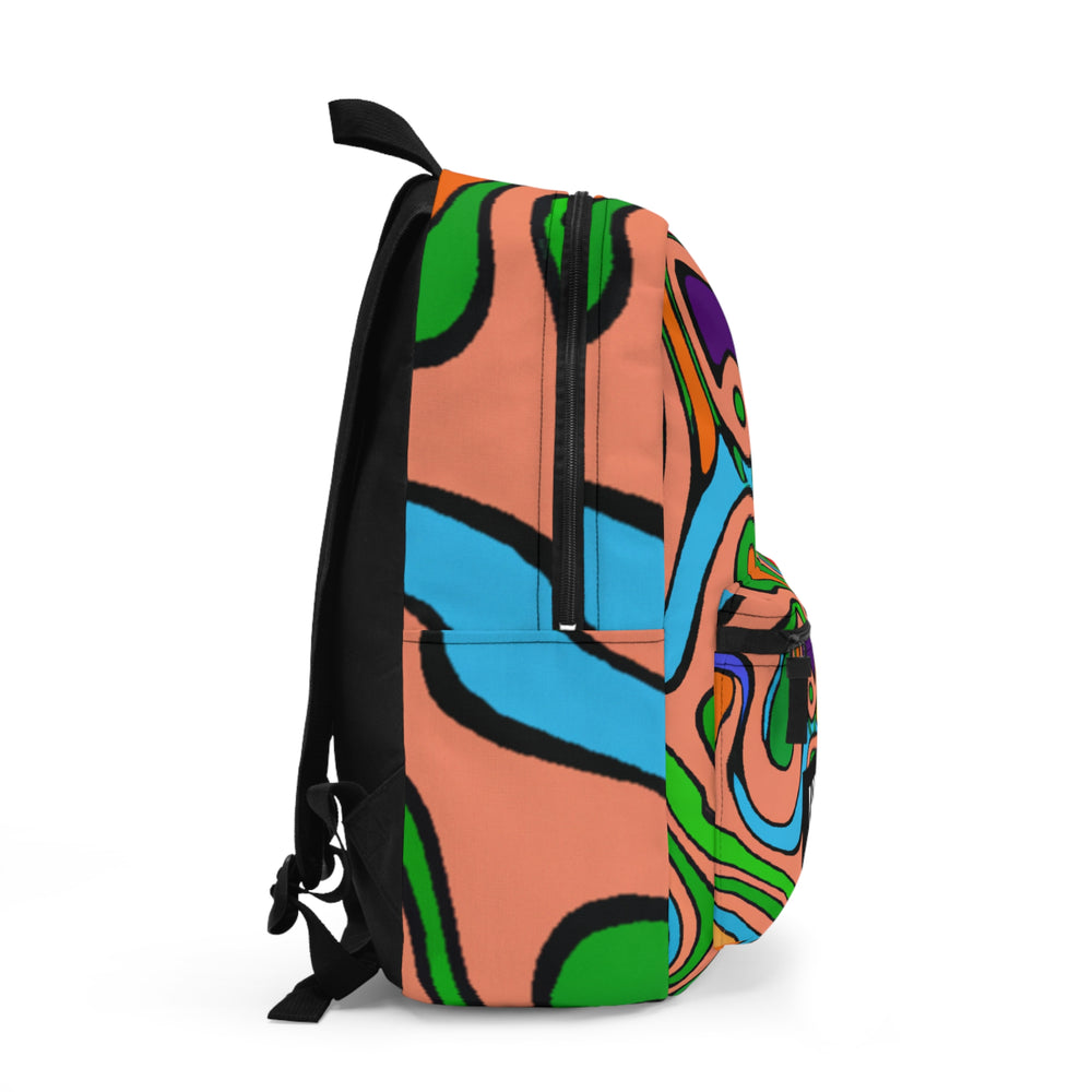 "Groovy Waves Vintage & Pop Art Emporium" - Backpack