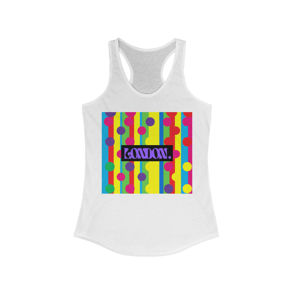 "Groovy Starburst Groove" - Racerback Tank Top