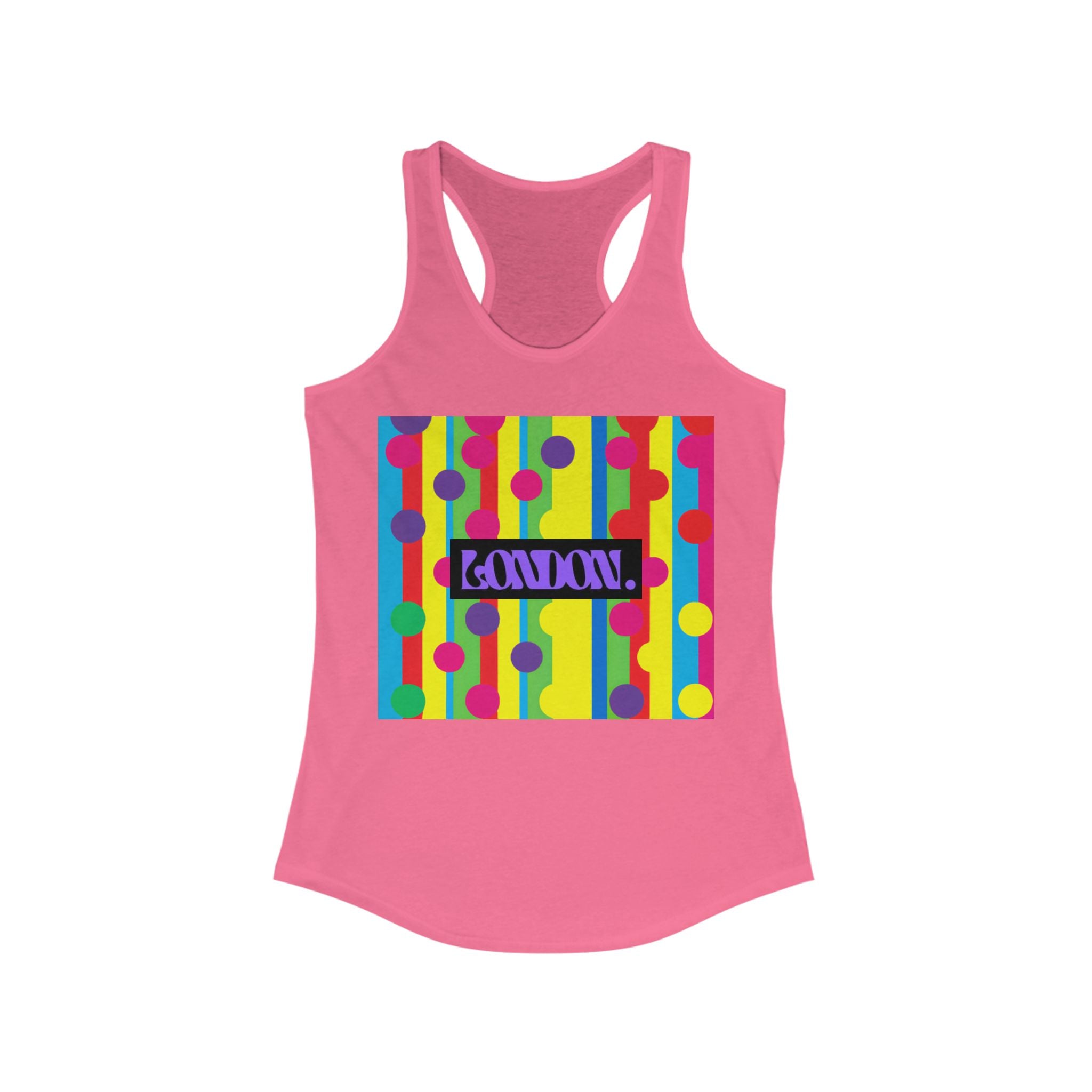 "Groovy Starburst Groove" - Racerback Tank Top