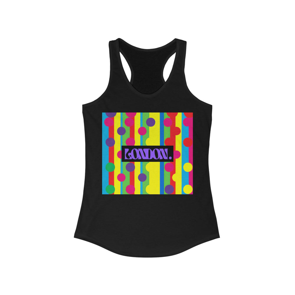 "Groovy Starburst Groove" - Racerback Tank Top