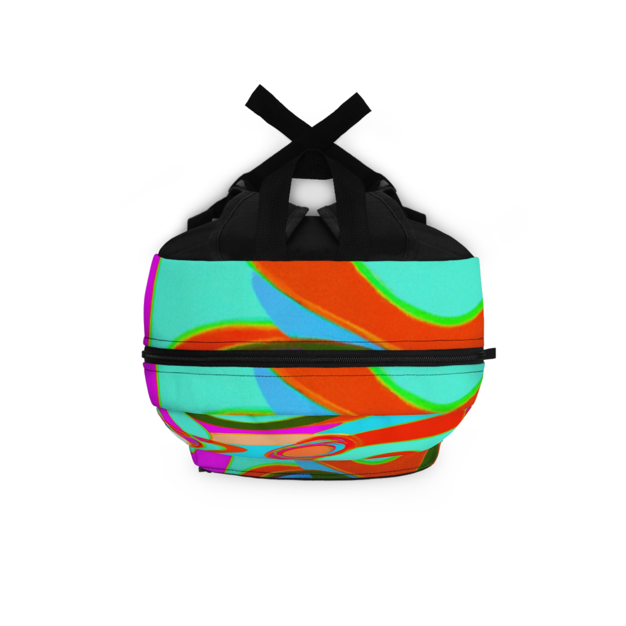 "Groovy Mirage: Vintage Vibe Emporium" - Backpack