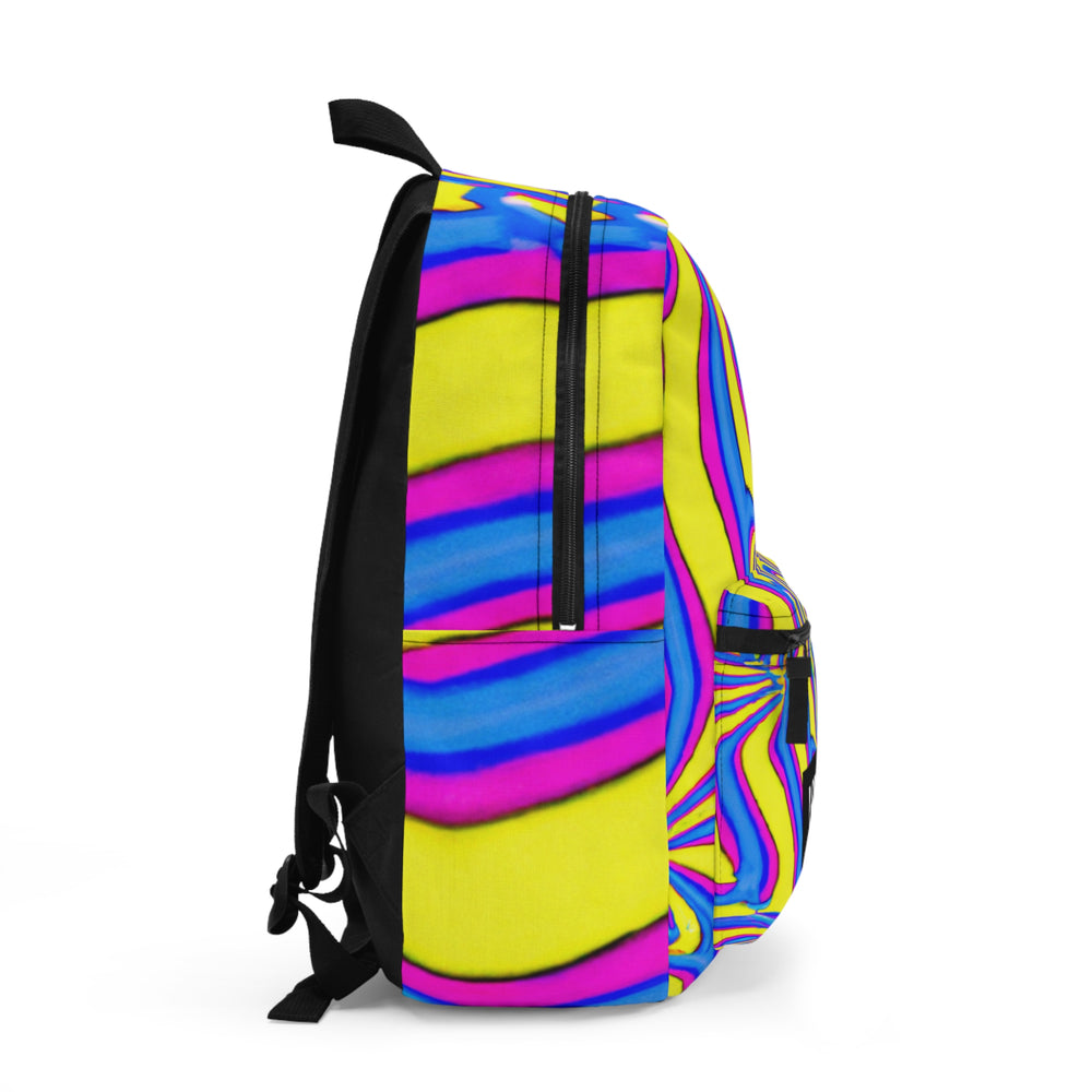 "Groovy Vibe Pop Art Bazaar" - Backpack