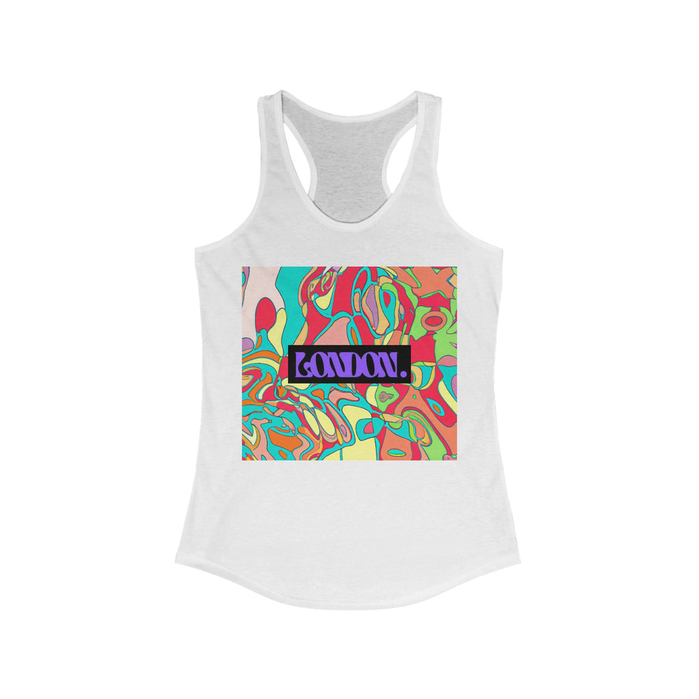Groovy Marquee Mirage - Racerback Tank Top
