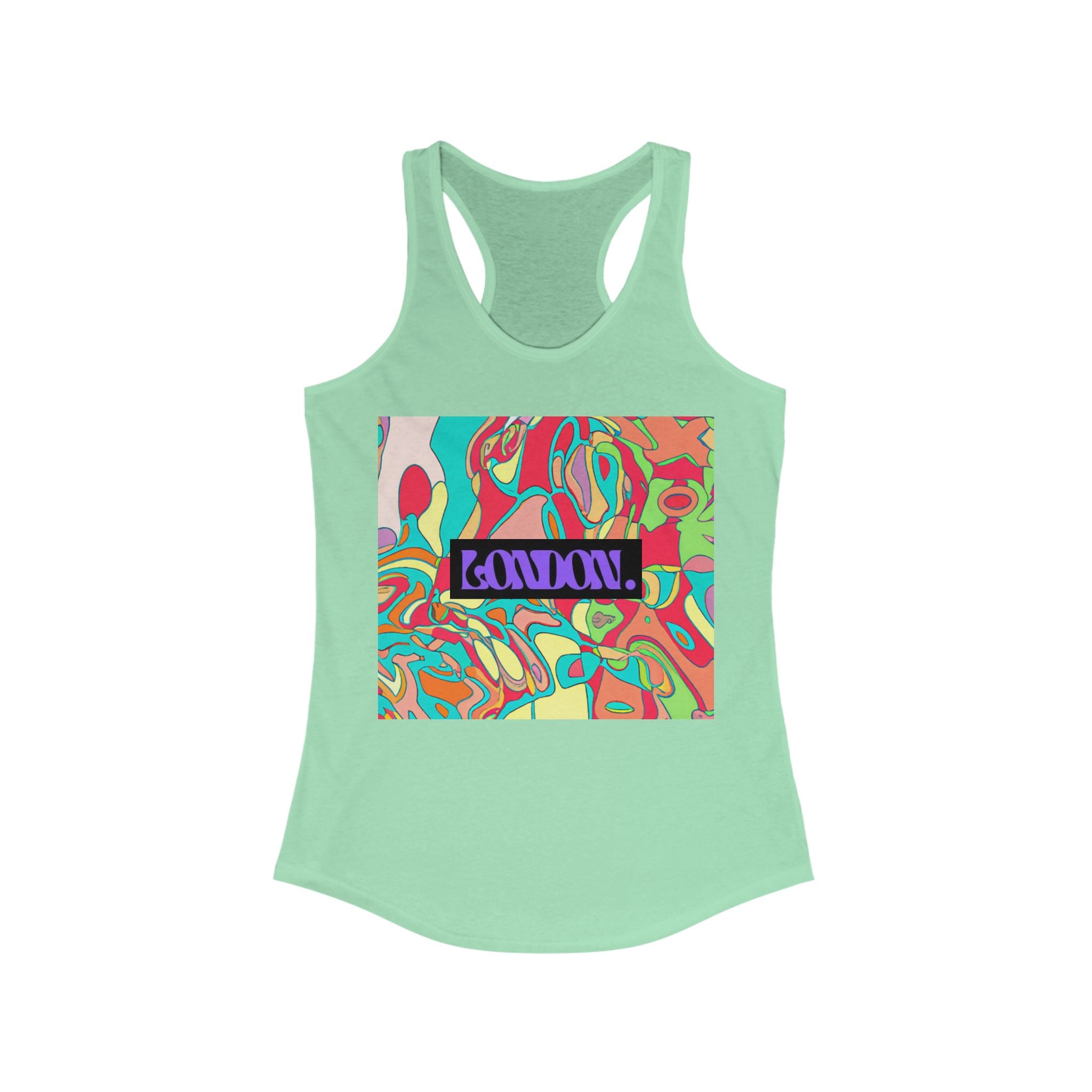 Groovy Marquee Mirage - Racerback Tank Top