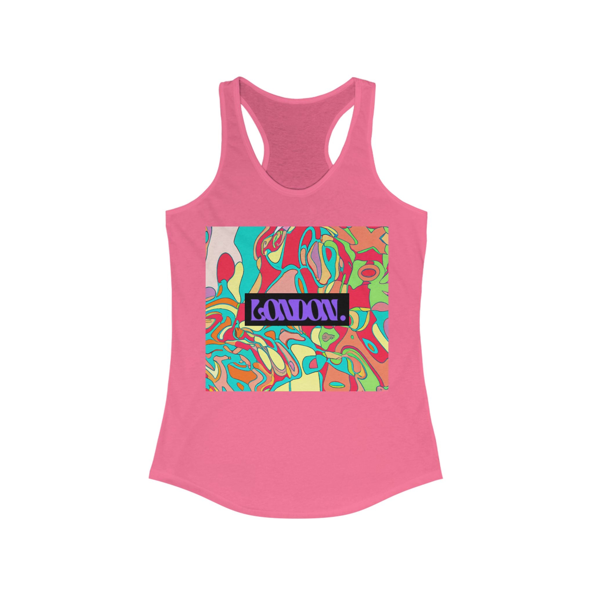 Groovy Marquee Mirage - Racerback Tank Top