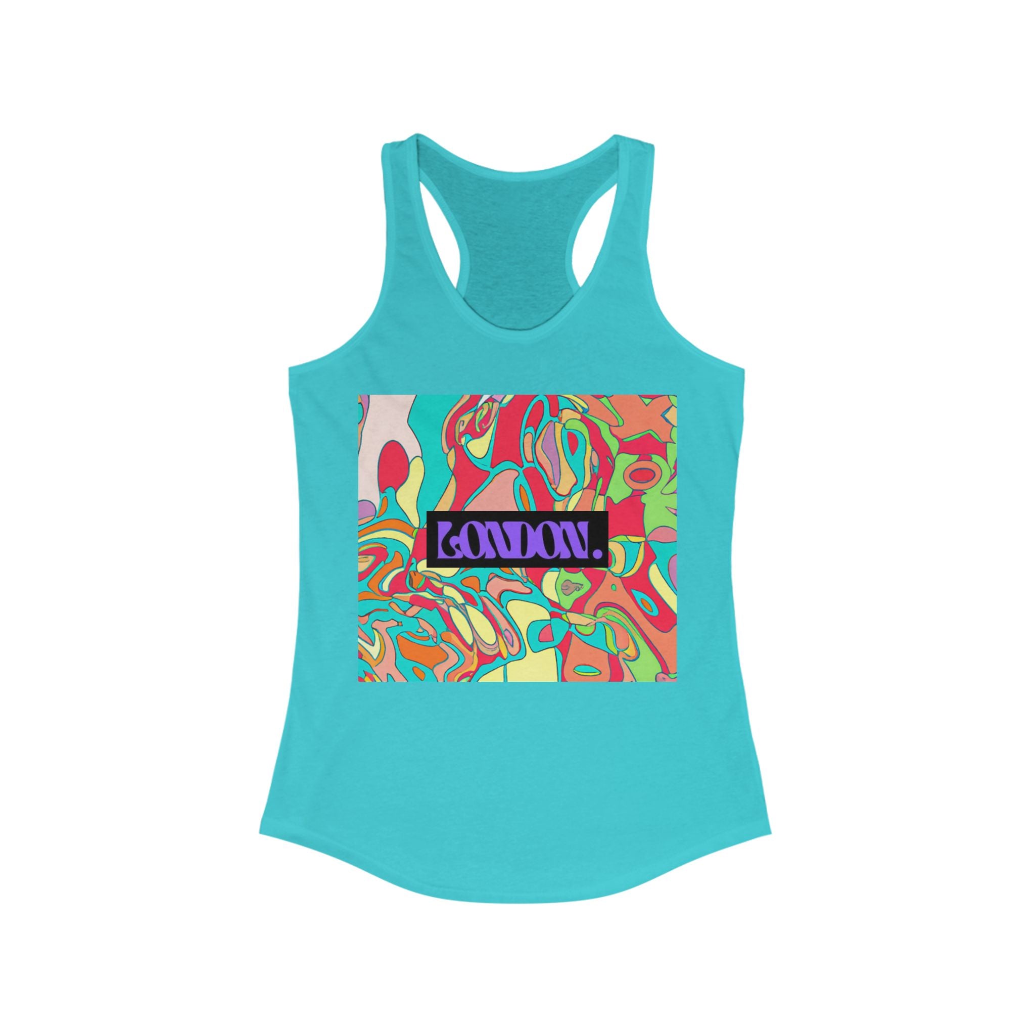 Groovy Marquee Mirage - Racerback Tank Top